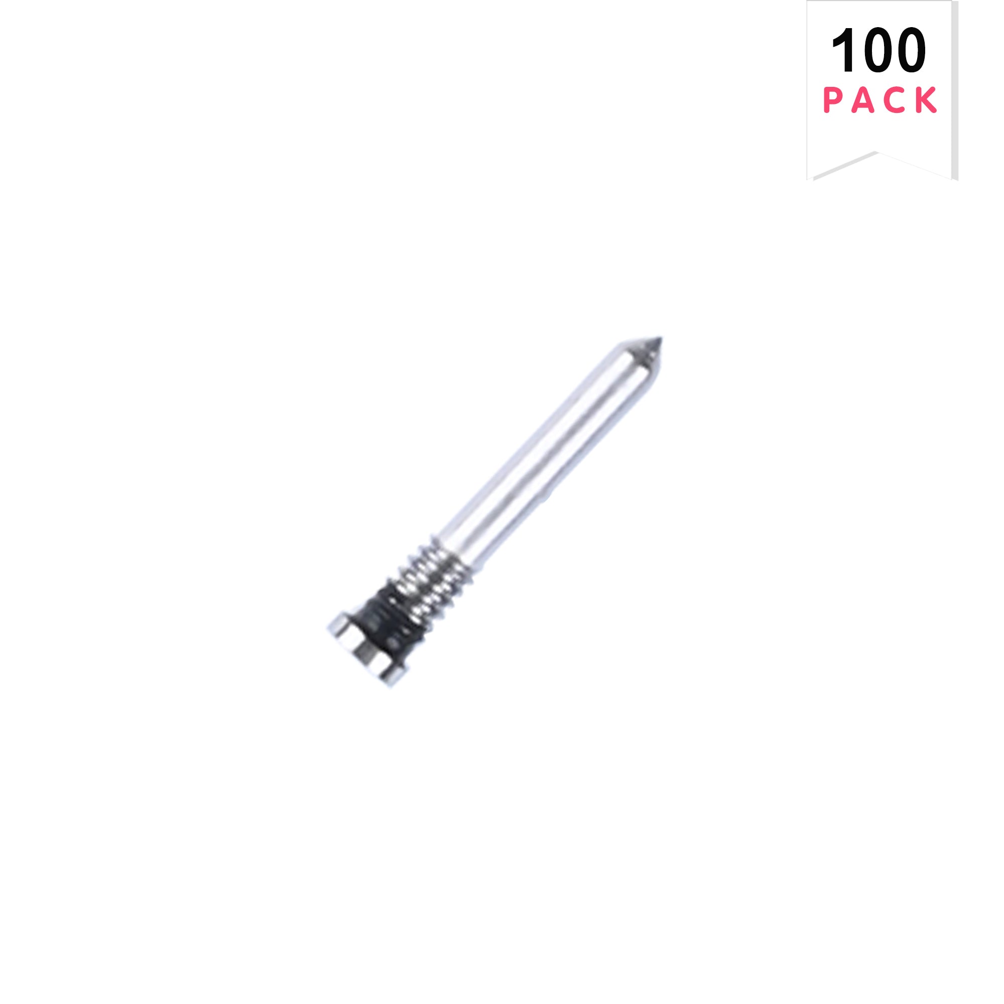 für iPhone 15 Pro, 15 Pro Max Bottom Screws White Titanium kompatibel (100er-Pack) – Bild 2