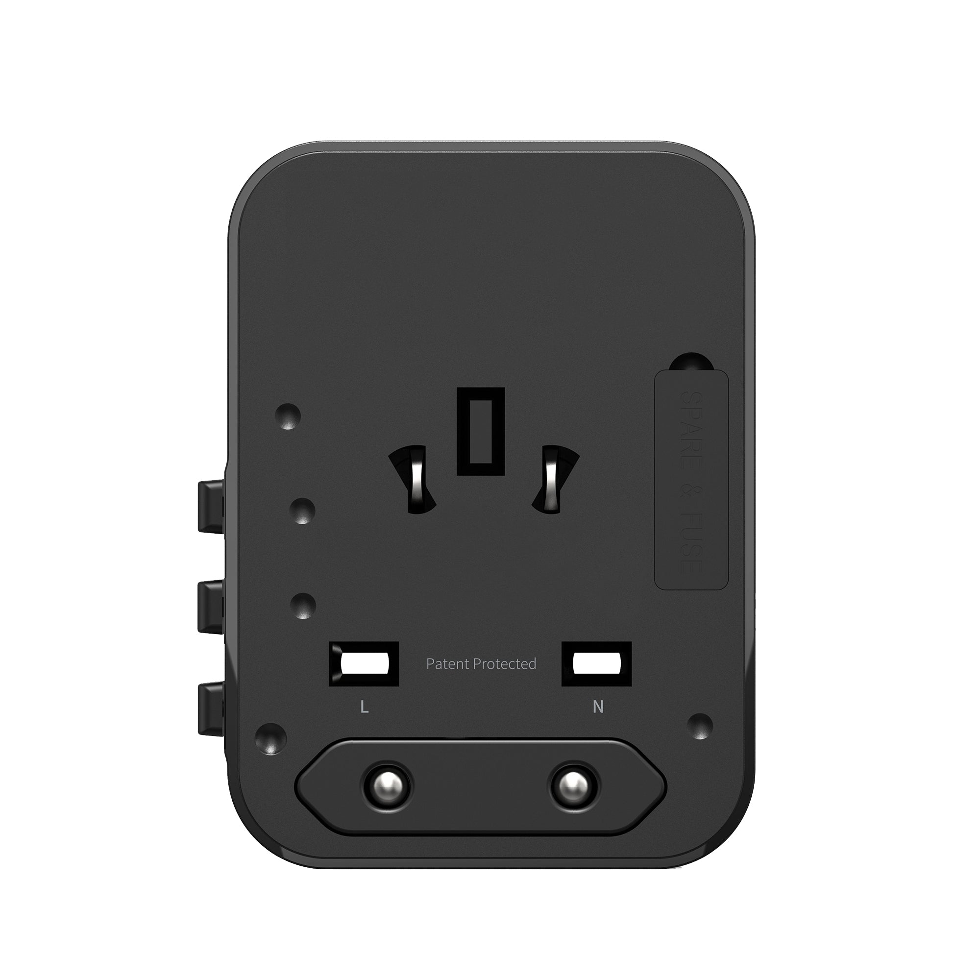 Rixus RX3425 World Travel Adapter 25W mit 3 USB Ports Black – Bild 4
