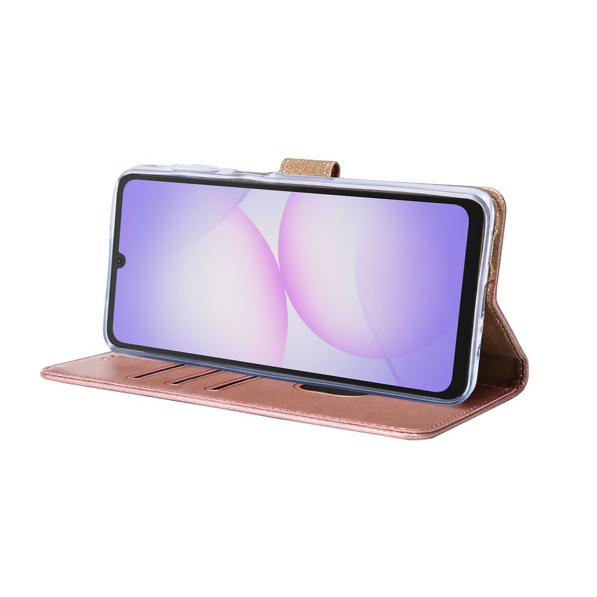 Rixus Buchhülle für Samsung Galaxy A07, A08 Pink – Bild 5