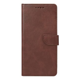 Rixus Buchhülle Klapphülle für iPhone 15 16 17 Modell & Farbe - Modell: iPhone 17 - Farbe: Braun