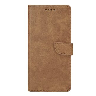 Rixus Buchhülle Klapphülle für iPhone 15 16 17 Modell & Farbe - Modell: iPhone 17 Pro - Farbe: Light Brown (Braun)