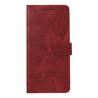 Rixus Buchhülle Klapphülle für iPhone 15 16 17 Modell & Farbe - Modell: iPhone 17 Air - Farbe: Dark Red (Rot)
