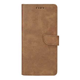 Rixus Buchhülle Klapphülle für iPhone 15 16 17 Modell & Farbe - Modell: iPhone 17 Pro Max - Farbe: Light Brown (Braun)