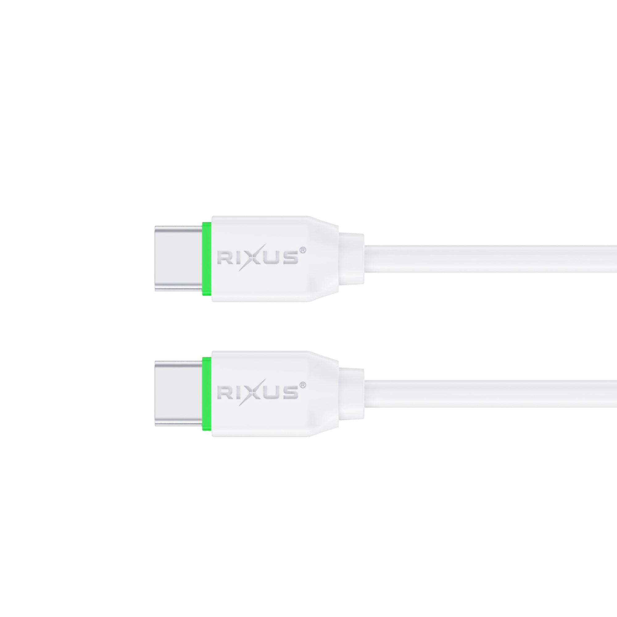 Rixus RXUC13C Fast Ladekabel USB-C To USB-C 30cm White – Bild 3