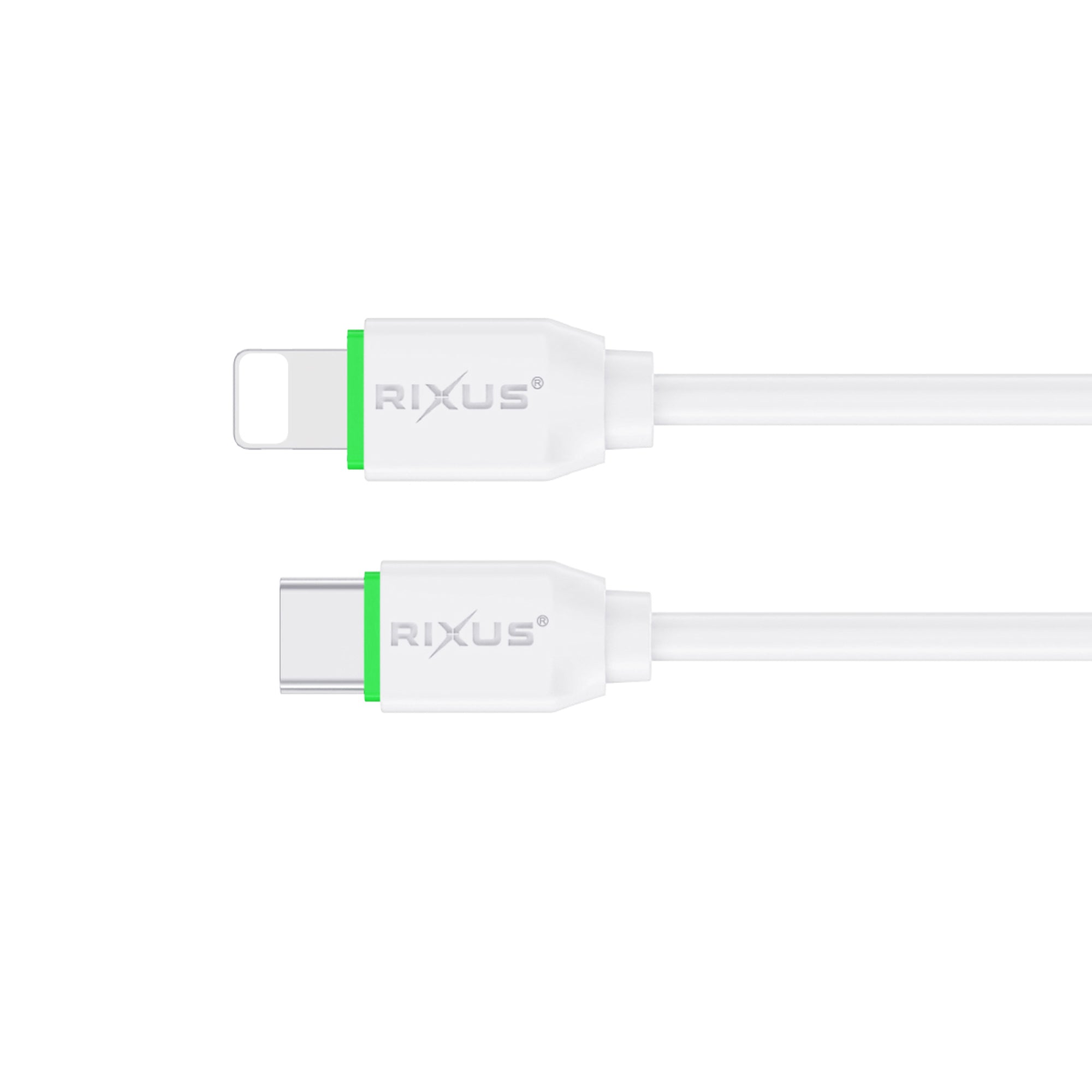 Rixus RXUC13L Fast Ladekabel USB-C To Lightning Anschluss 30cm White – Bild 3