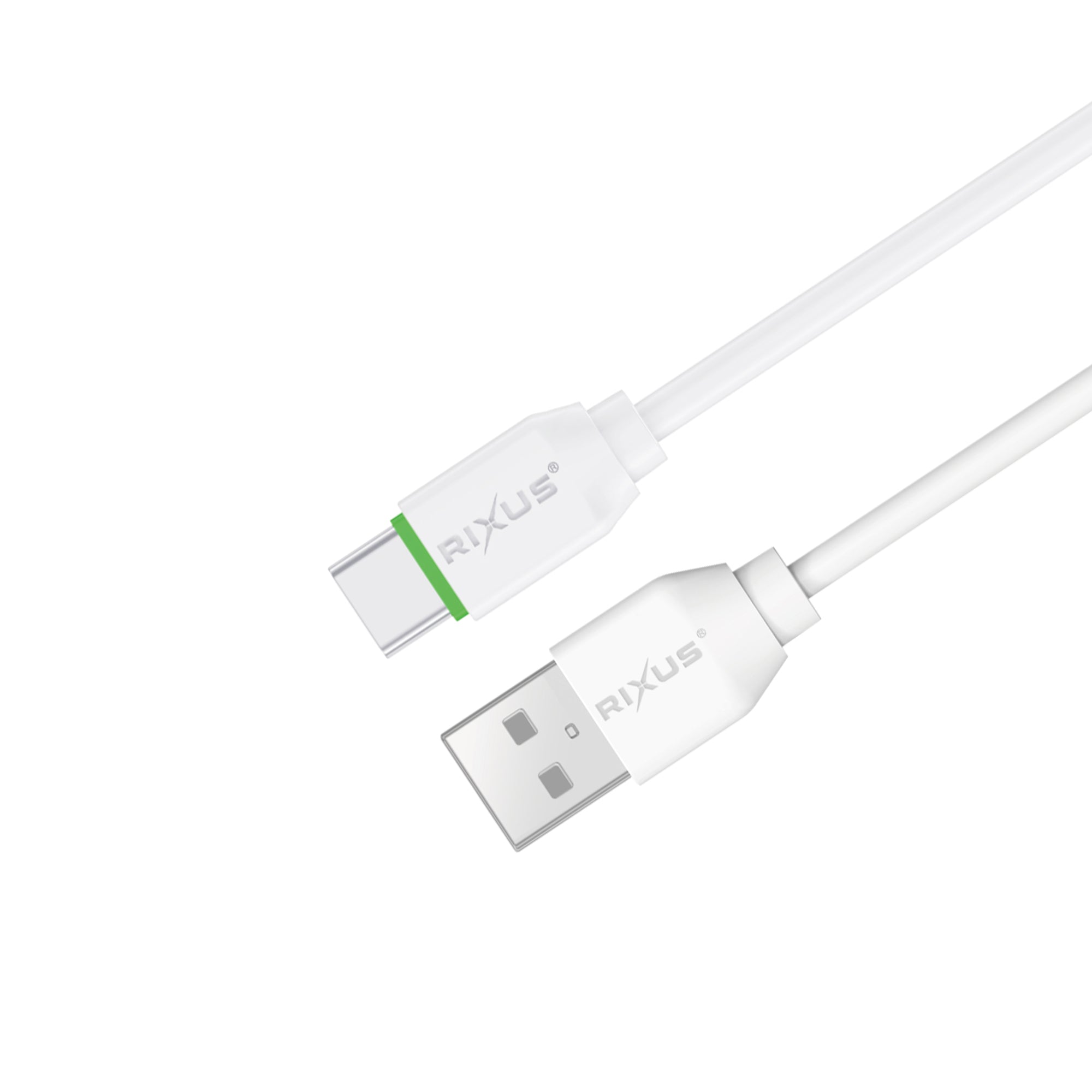 Rixus RXUC13AC Ladekabel USB-A To USB-C 30cm White – Bild 2