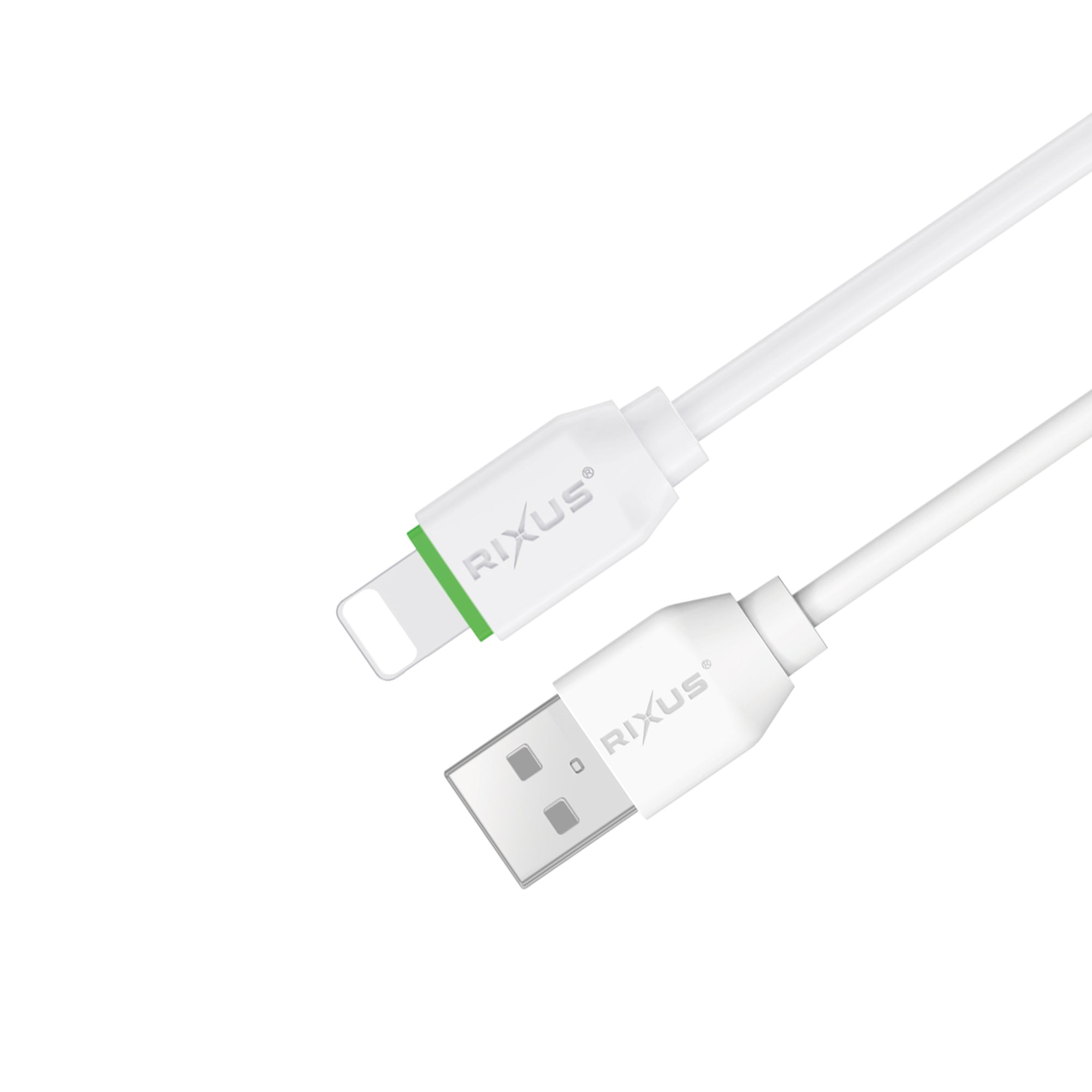 Rixus RXUC13AL Ladekabel USB-A To Lightning Anschluss 30cm White – Bild 2