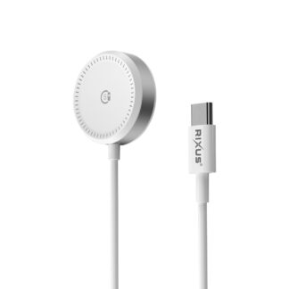 Rixus RXWC05 USB-C Charger für Apple Watch und Samsung Galaxy Watch 1.2m White