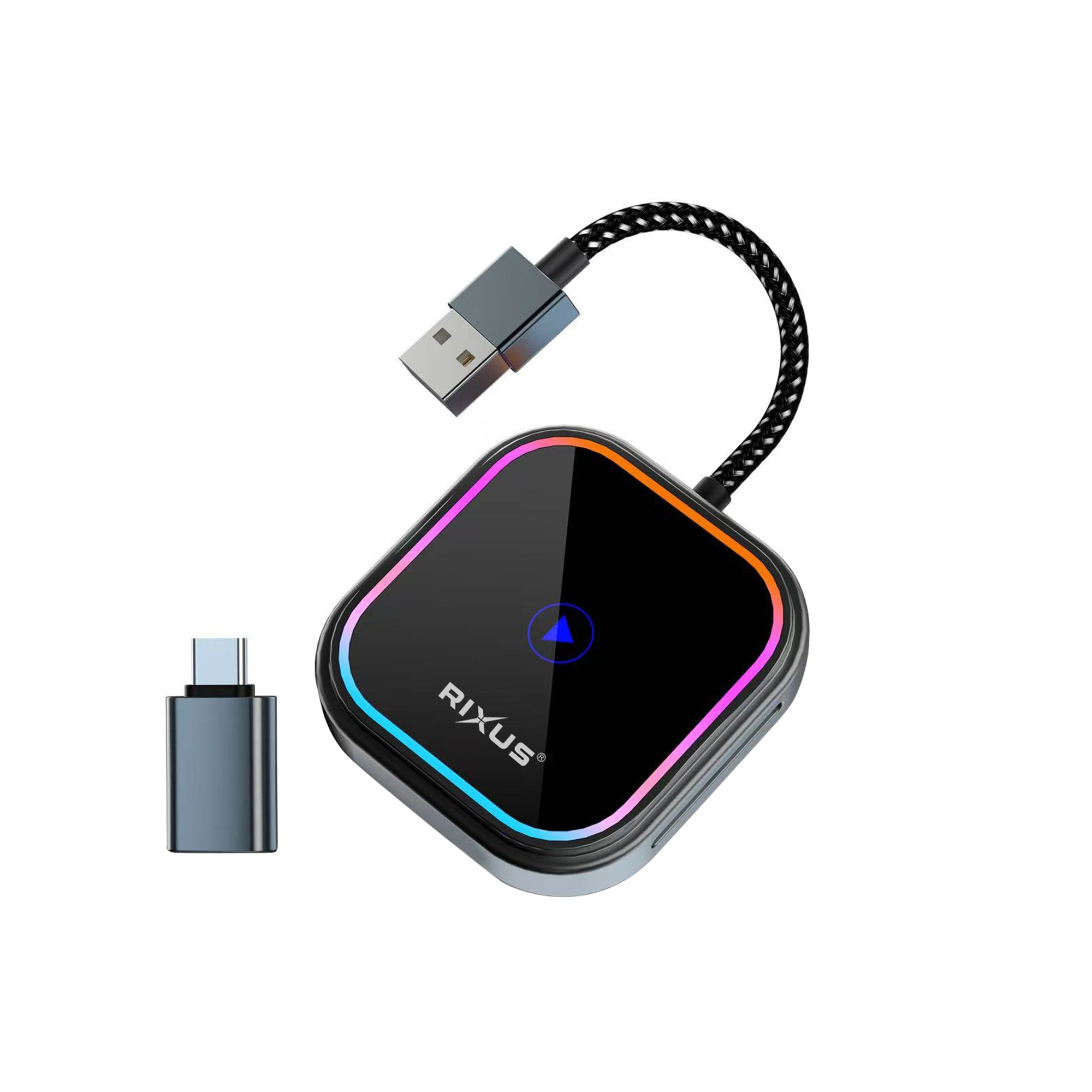 Rixus RXCP05 Wireless Carplay Adapter Metallic Gray – Bild 3