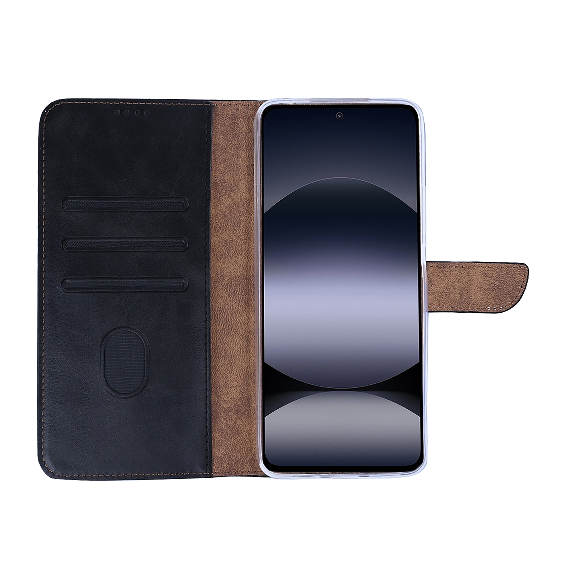 Rixus Buchhülle für Xiaomi Redmi Note 14 4G Black – Bild 5