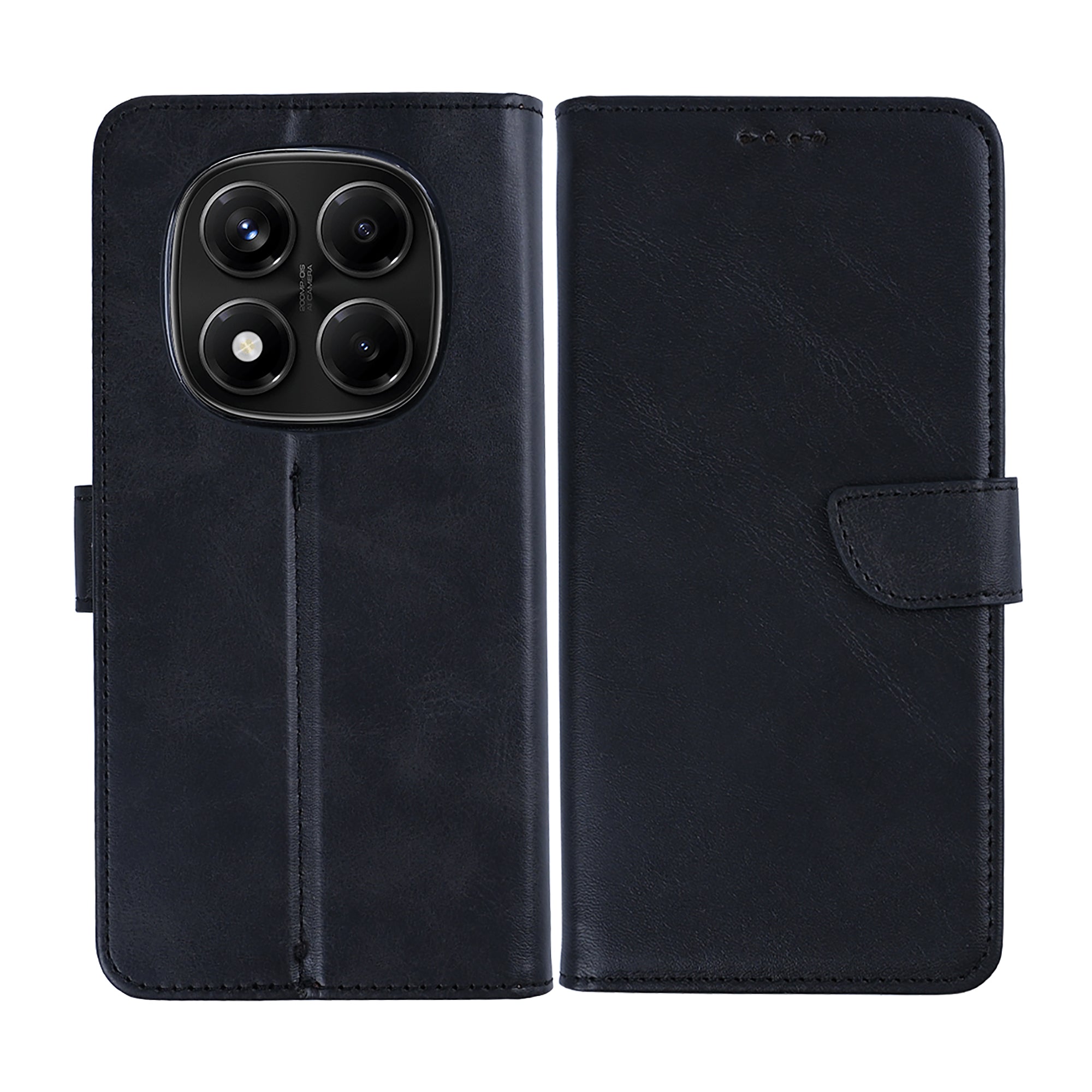 Rixus Buchhülle für Xiaomi Redmi Note 14 Pro Black – Bild 3