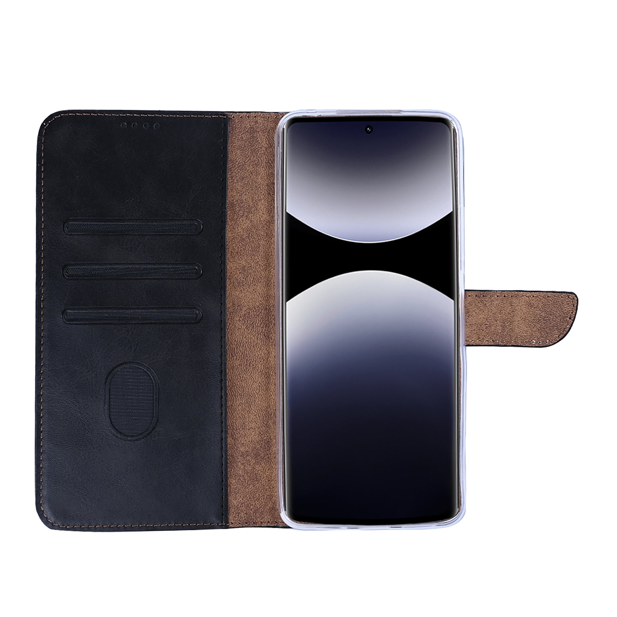 Rixus Buchhülle für Xiaomi Redmi Note 14 Pro Black – Bild 5