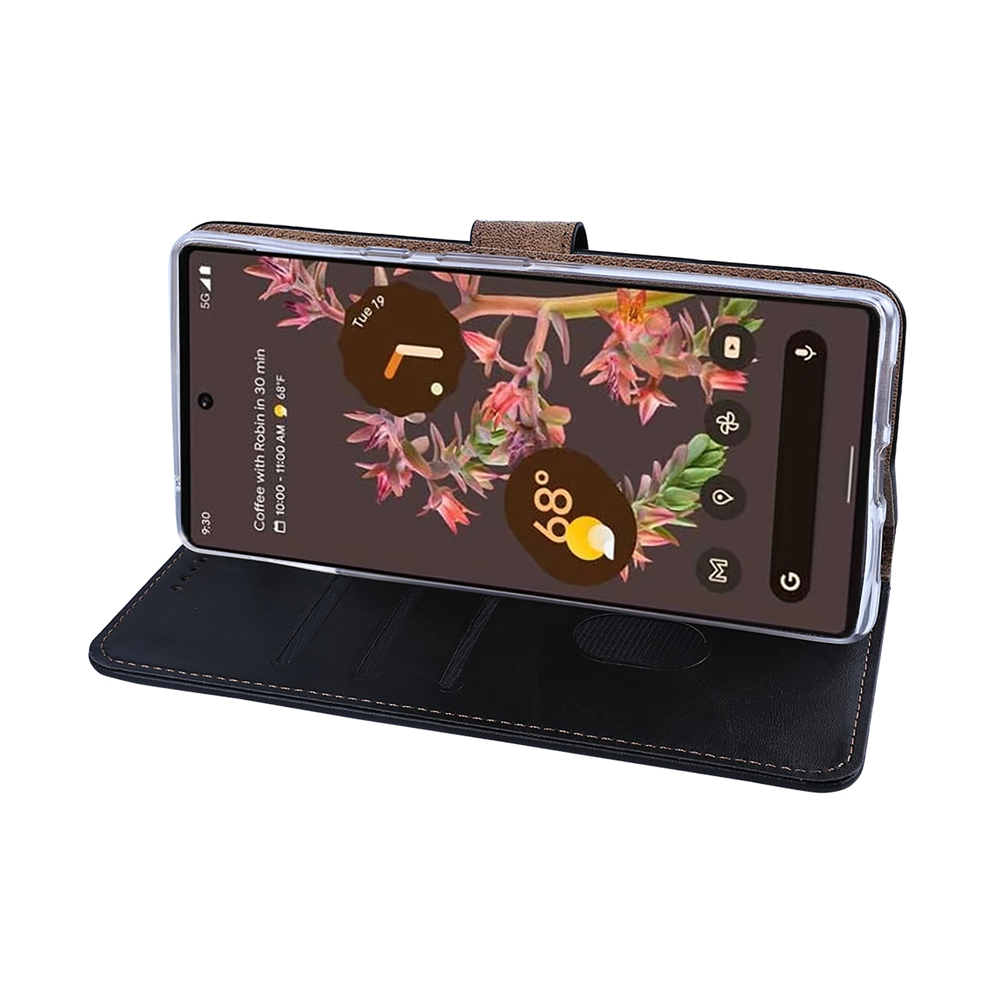 Rixus Buchhülle für Google Pixel 6 Pro Black – Bild 6