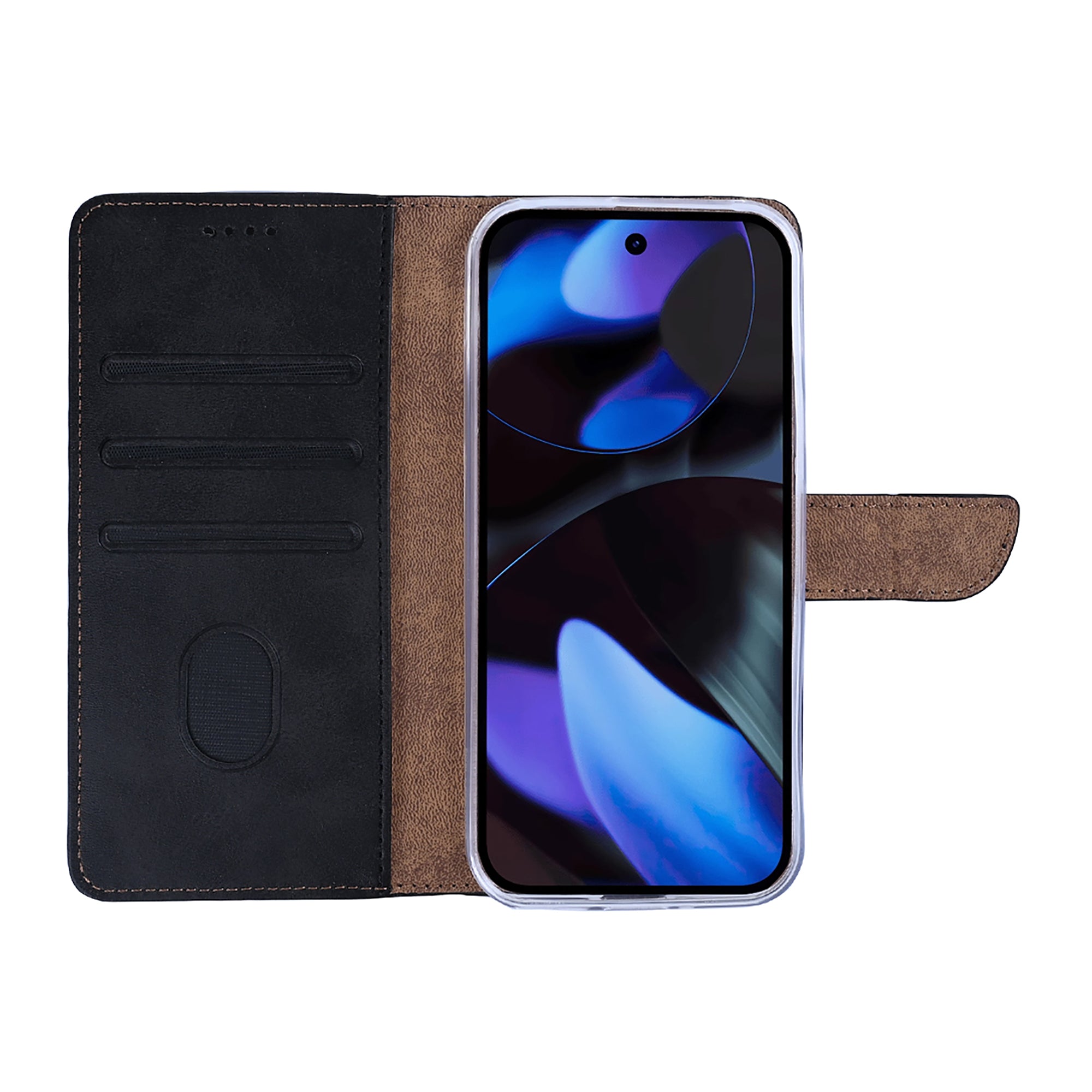 Rixus Buchhülle für Google Pixel 9 Black – Bild 5