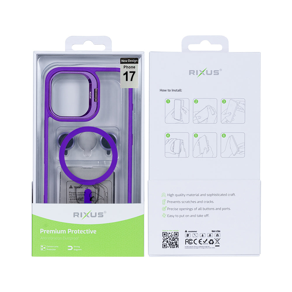 Rixus Classic 03 MagSafe Hülle für iPhone 15 16 17 Modell & Farbe – Bild 227