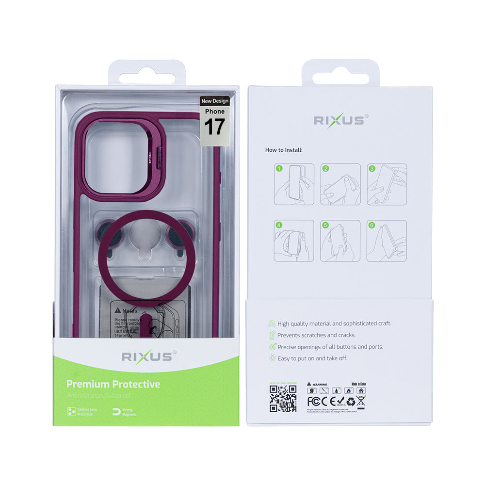 Rixus Classic 03 MagSafe Hülle für iPhone 15 16 17 Modell & Farbe – Bild 221