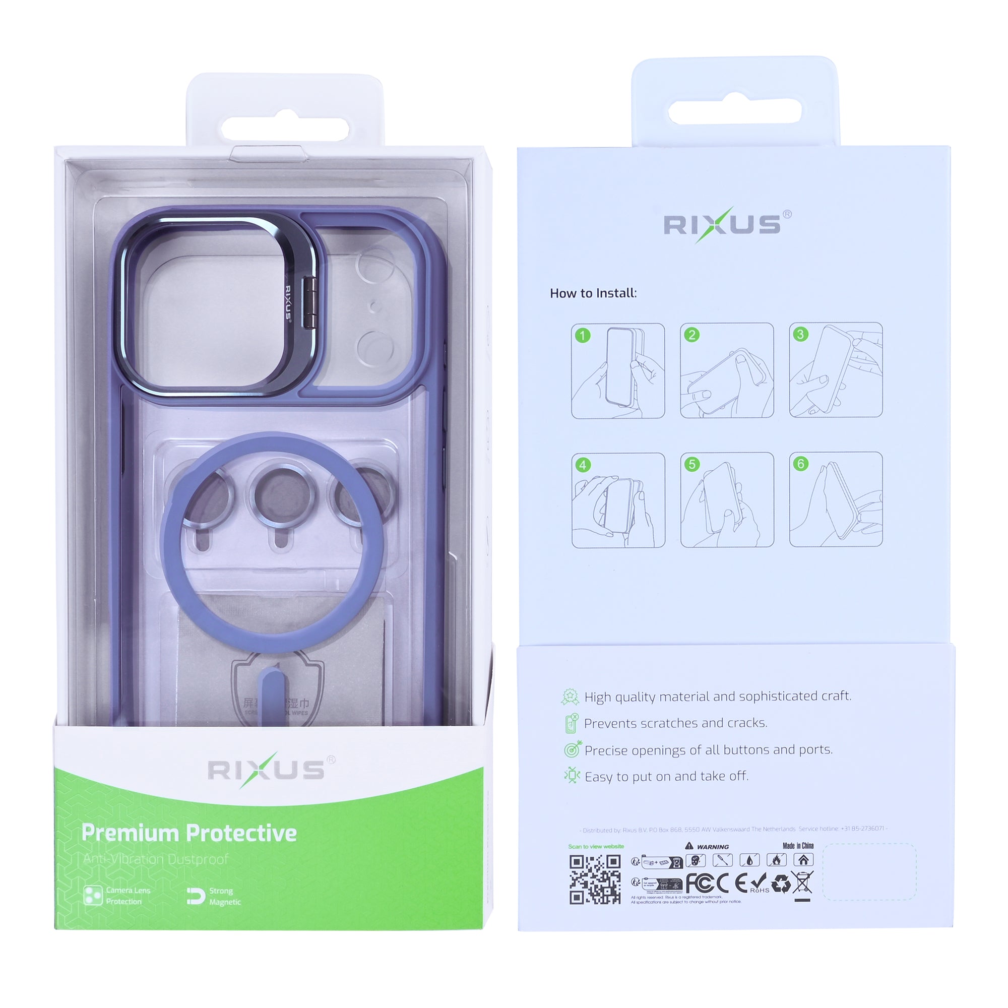 Rixus Classic 03 MagSafe Hülle für iPhone 15 16 17 Modell & Farbe – Bild 185