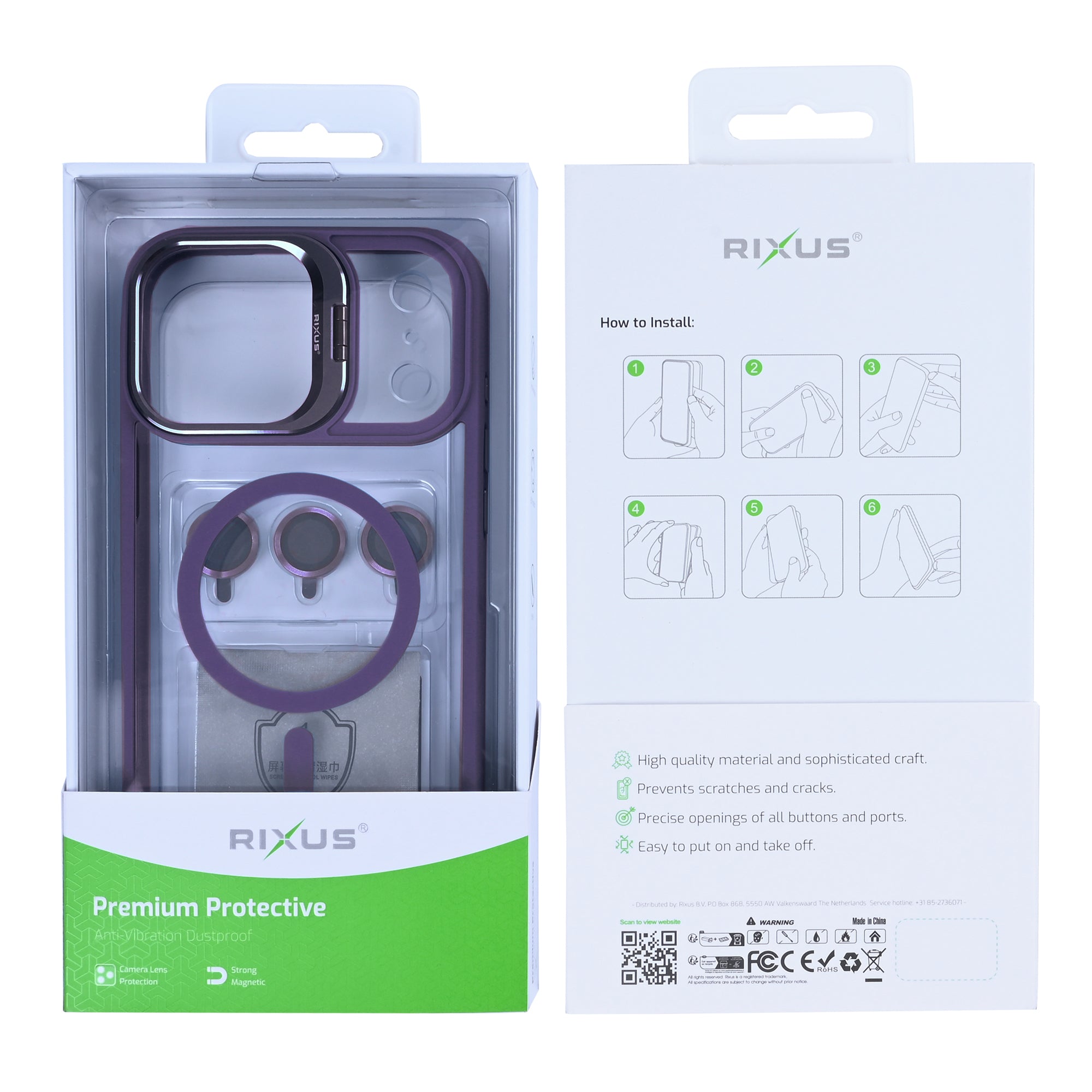 Rixus Classic 03 MagSafe Hülle für iPhone 15 16 17 Modell & Farbe – Bild 179