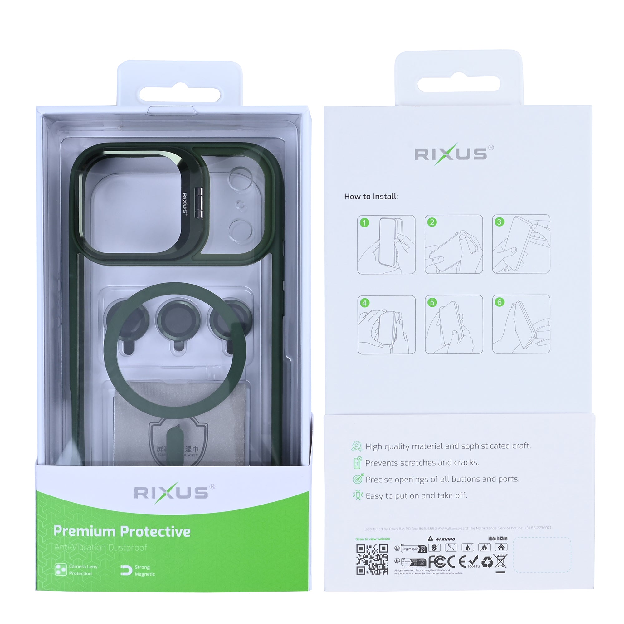 Rixus Classic 03 MagSafe Hülle für iPhone 15 16 17 Modell & Farbe – Bild 155