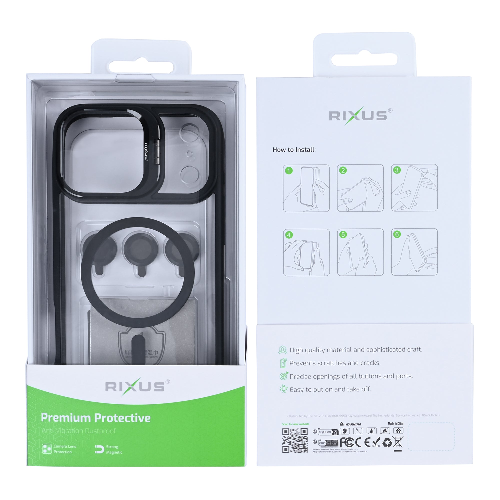 Rixus Classic 03 MagSafe Hülle für iPhone 15 16 17 Modell & Farbe – Bild 149