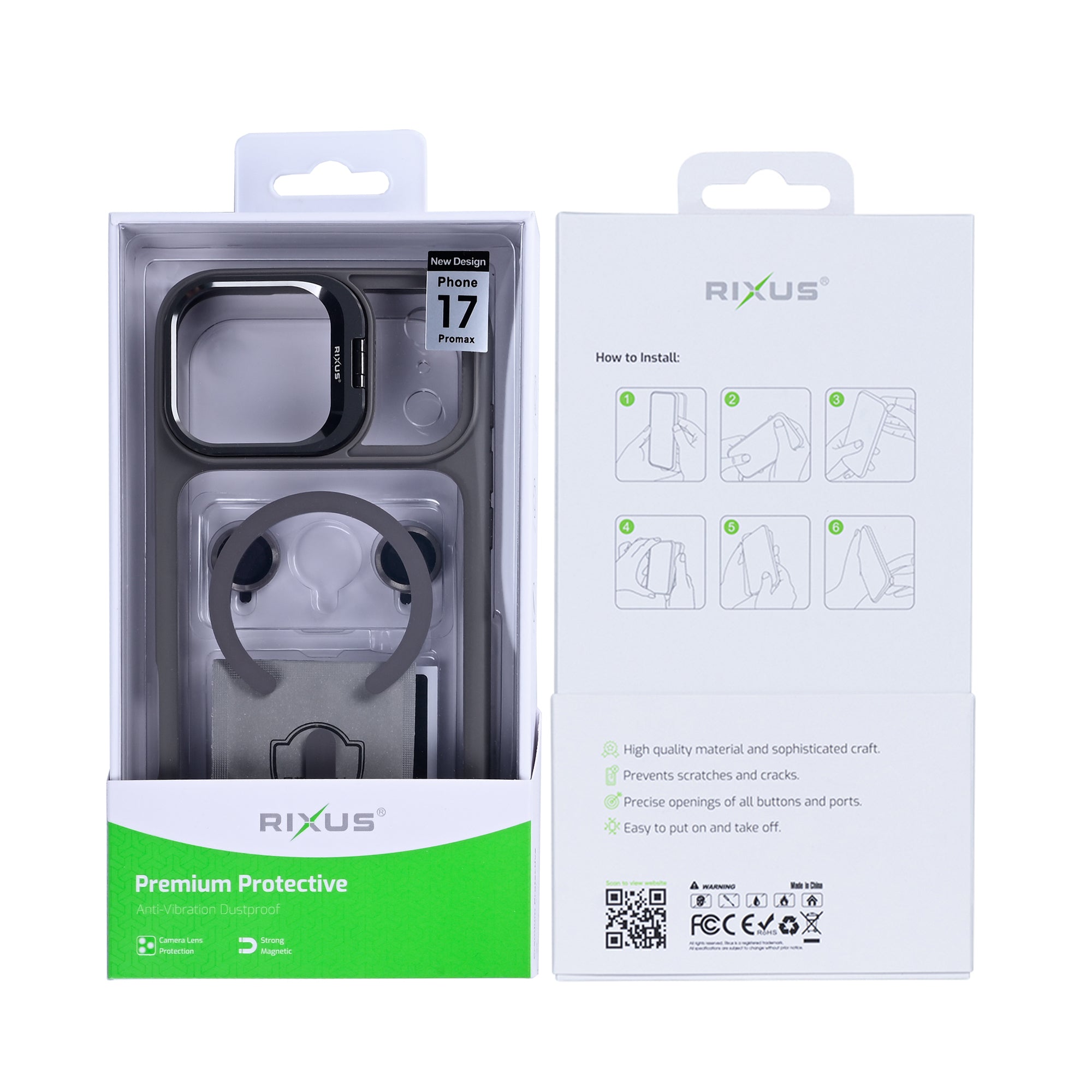 Rixus Classic 03 MagSafe Hülle für iPhone 15 16 17 Modell & Farbe – Bild 143