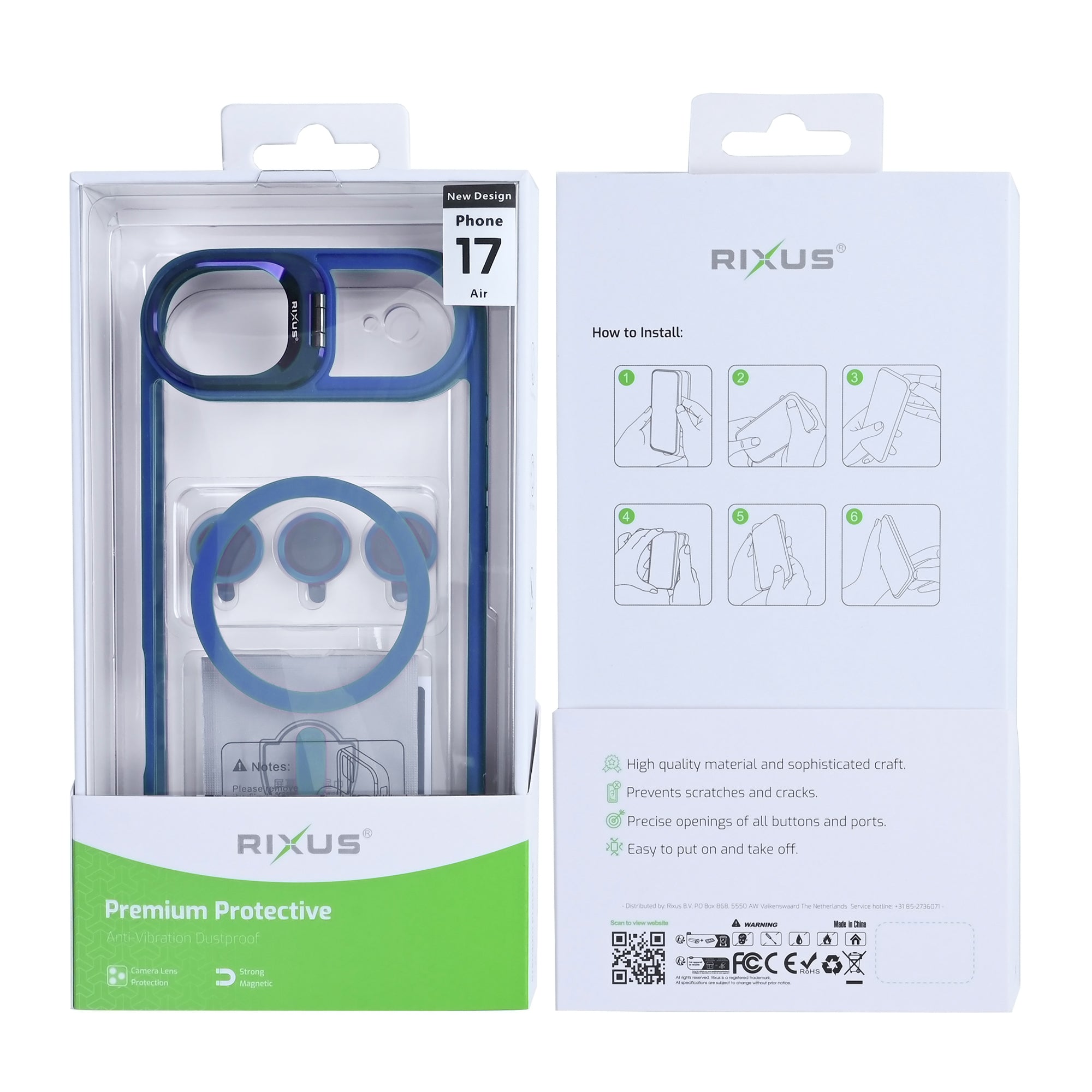 Rixus Classic 03 MagSafe Hülle für iPhone 15 16 17 Modell & Farbe – Bild 137