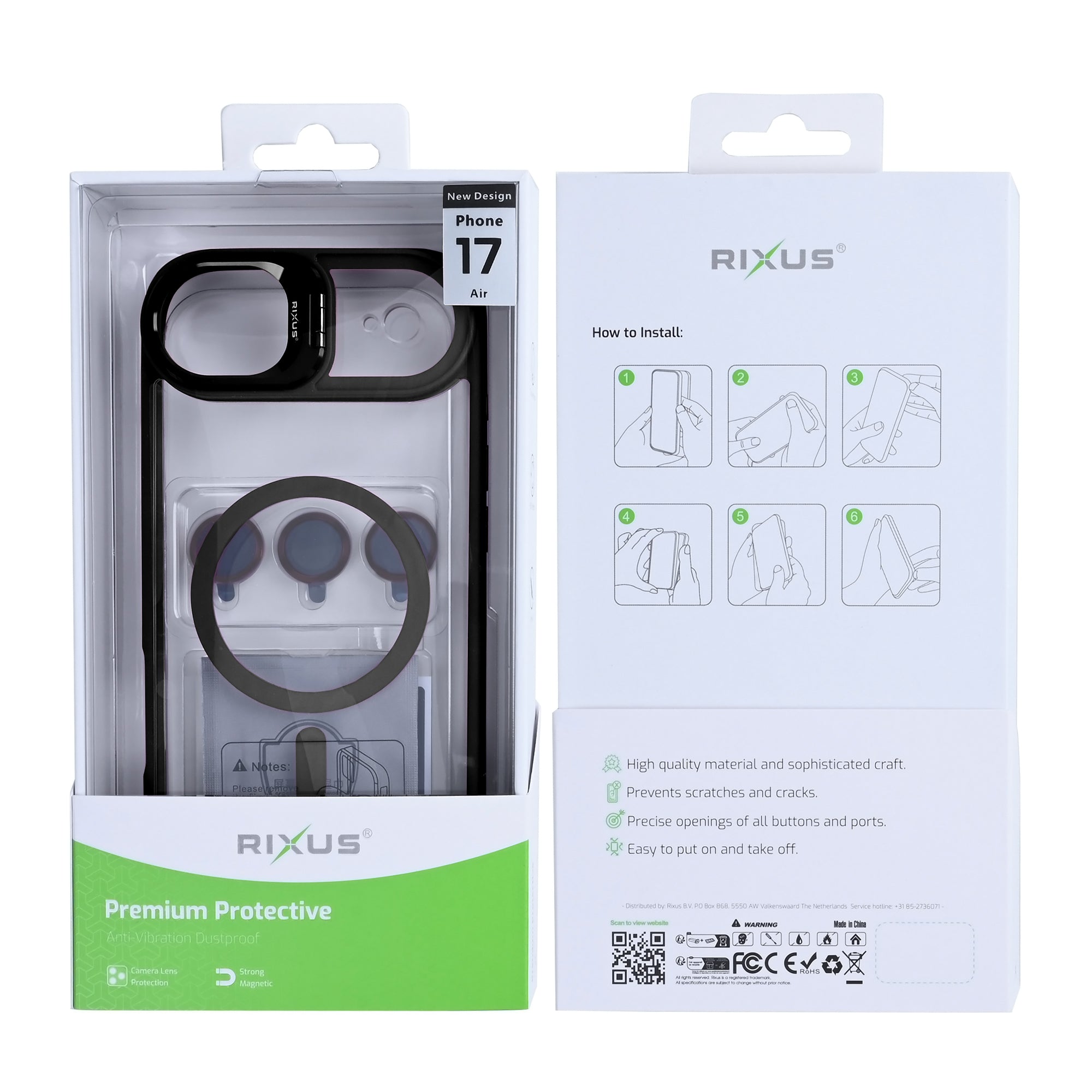 Rixus Classic 03 MagSafe Hülle für iPhone 15 16 17 Modell & Farbe – Bild 95