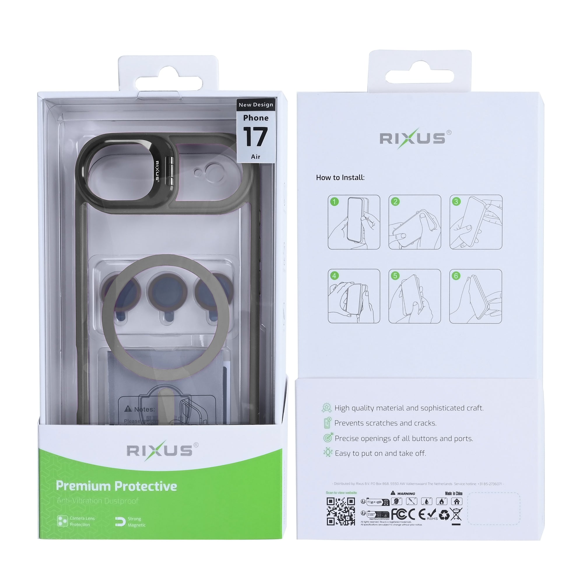 Rixus Classic 03 MagSafe Hülle für iPhone 15 16 17 Modell & Farbe – Bild 89