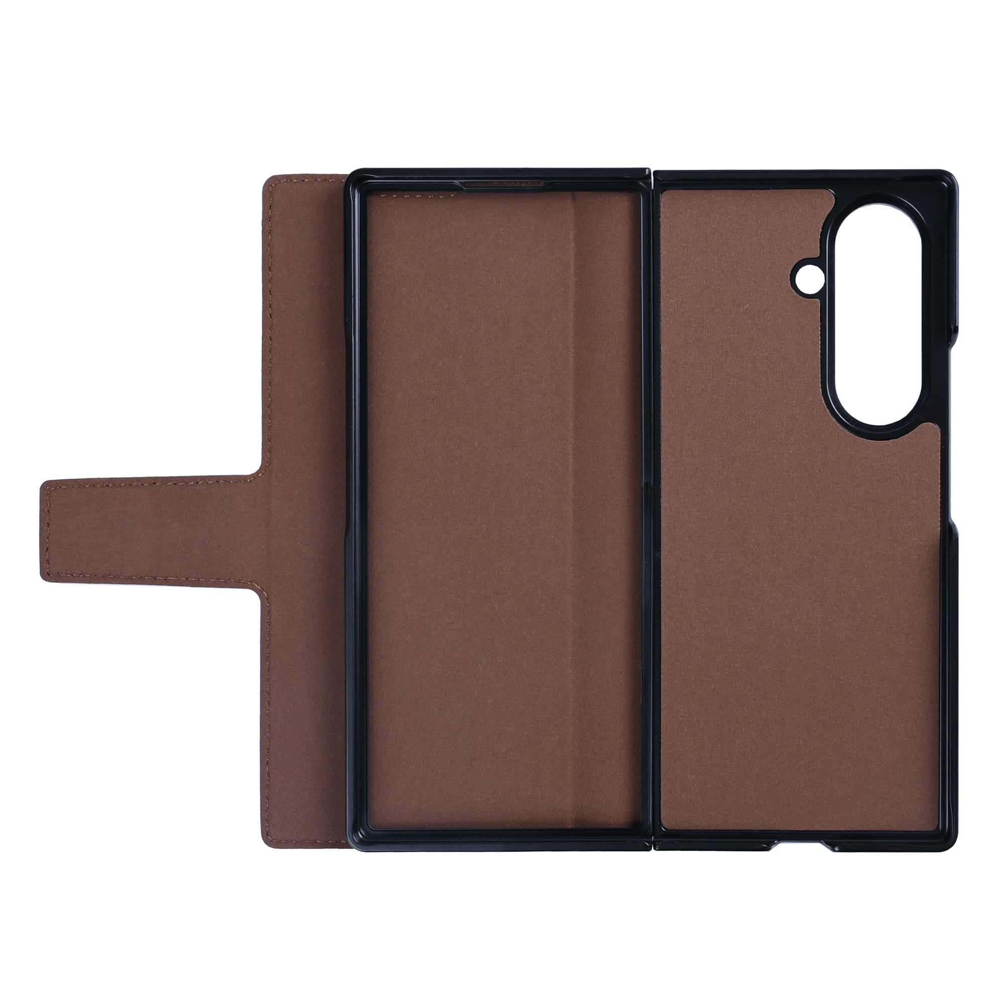 Rixus Wallet Hülle mit Pen Holder für Samsung Galaxy Z Fold 7 Brown – Bild 5