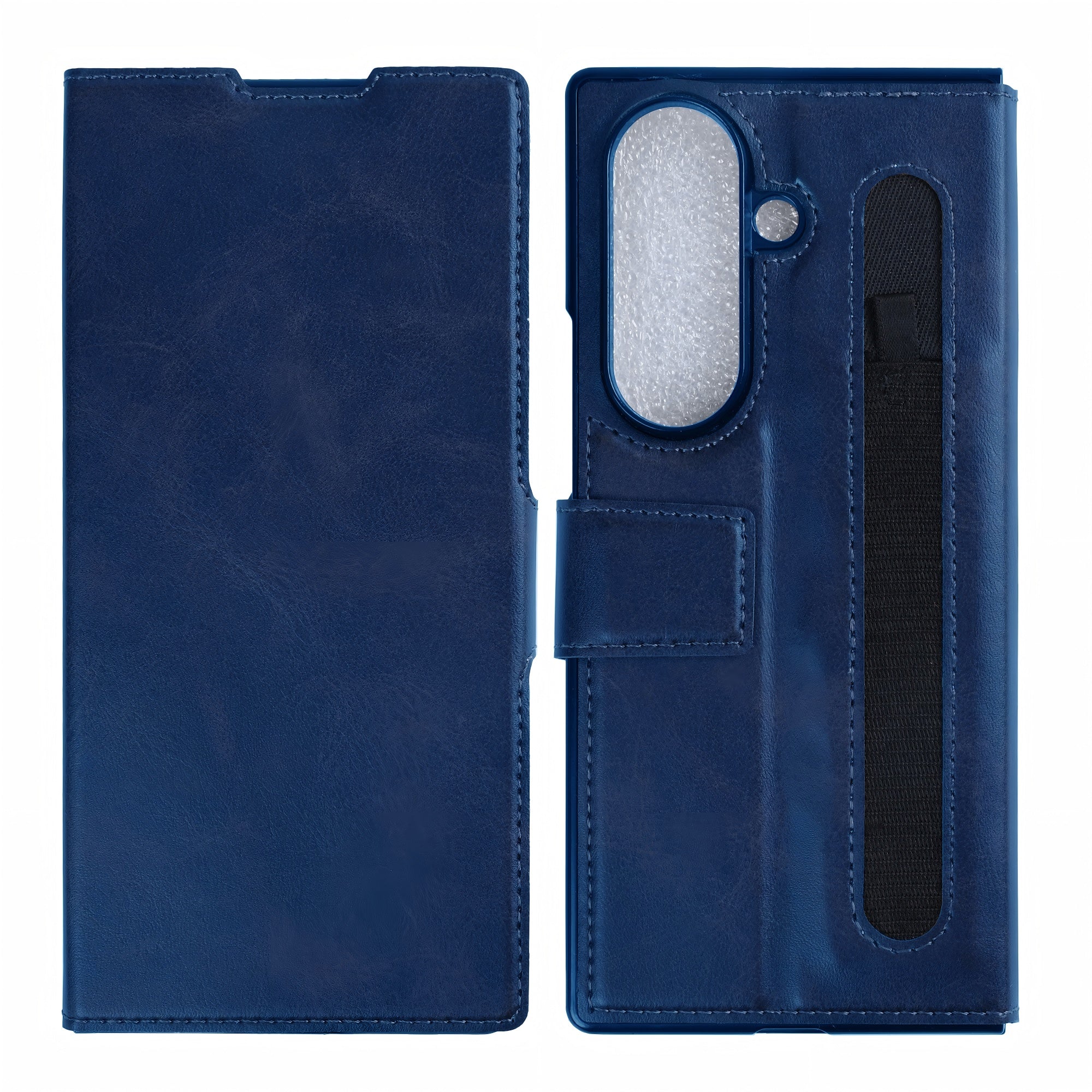 Rixus Wallet Hülle mit Pen Holder für Samsung Galaxy Z Fold 7 Blue – Bild 3