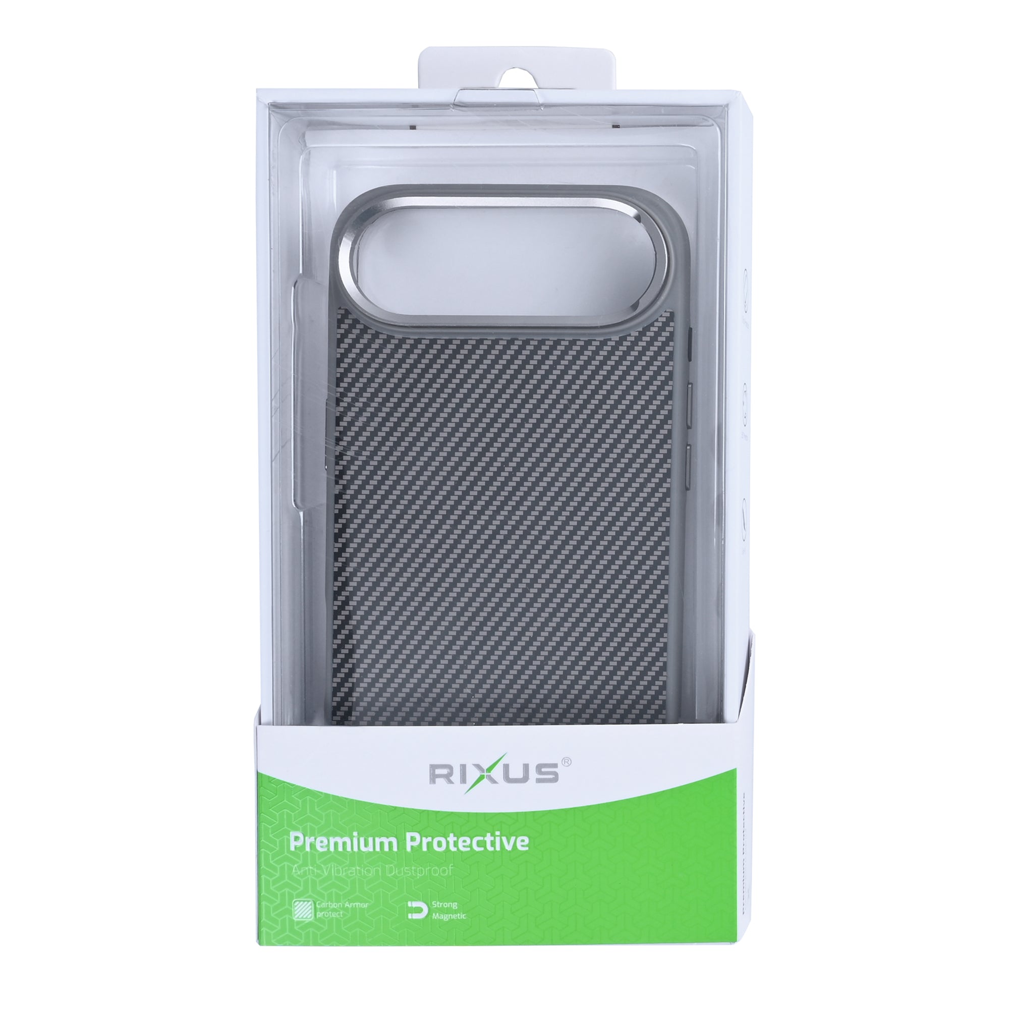 Rixus Mag Carbon MagSafe Hülle für iPhone 15 16 17 Modell & Farbe – Bild 46