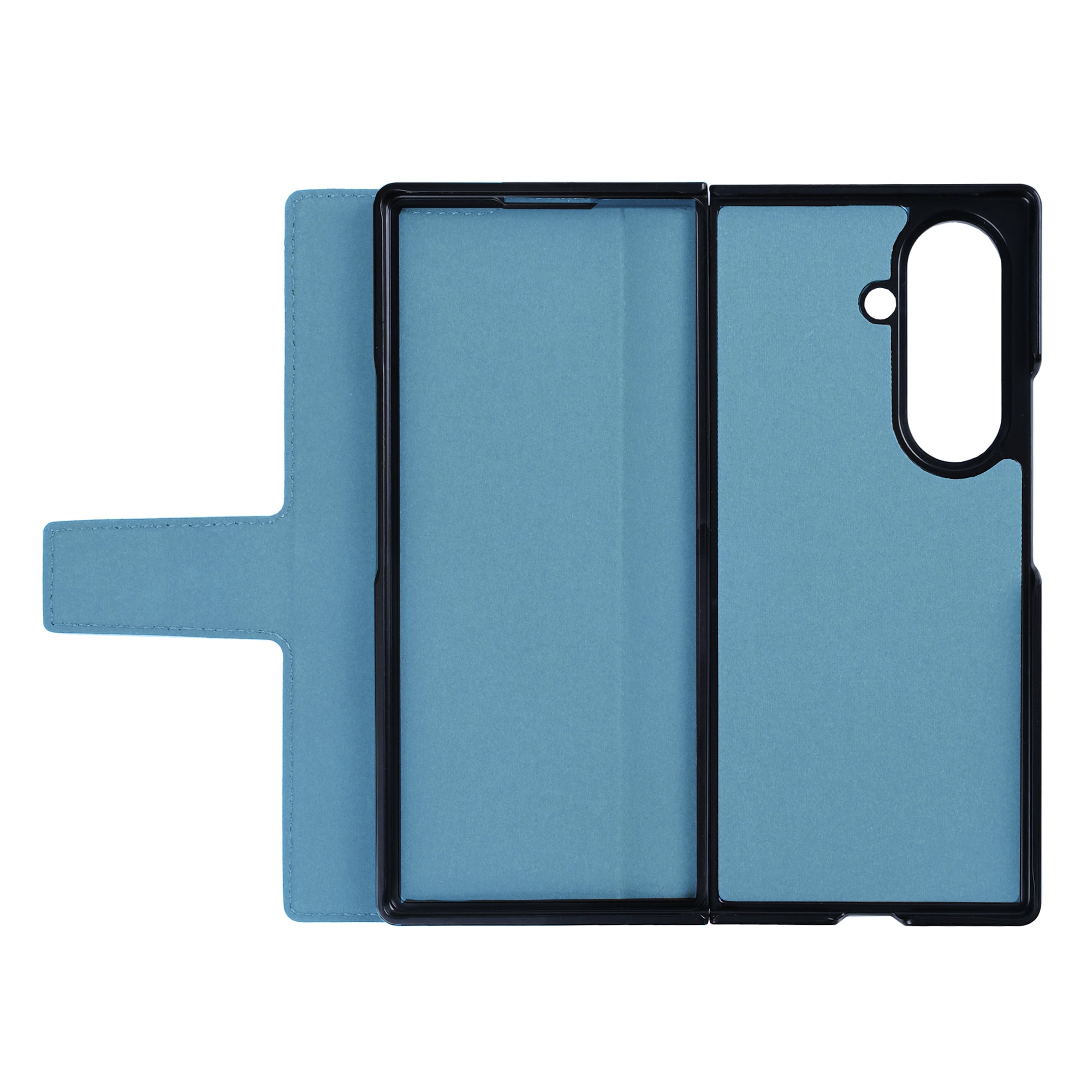 Rixus Wallet Hülle mit Pen Holder für Samsung Galaxy Z Fold 7 Sierra Blue – Bild 5