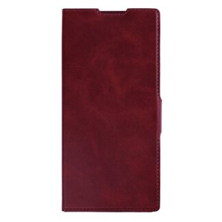 Rixus Wallet Hülle mit Pen Holder für Samsung Galaxy Z Fold 7 Red