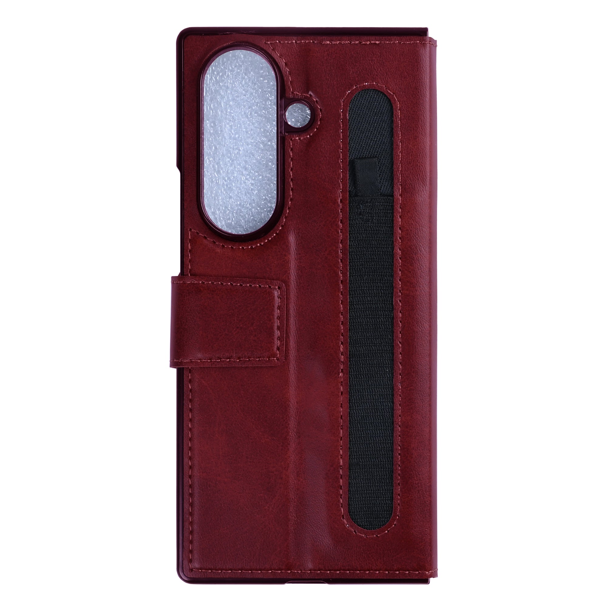 Rixus Wallet Hülle mit Pen Holder für Samsung Galaxy Z Fold 7 Red – Bild 2