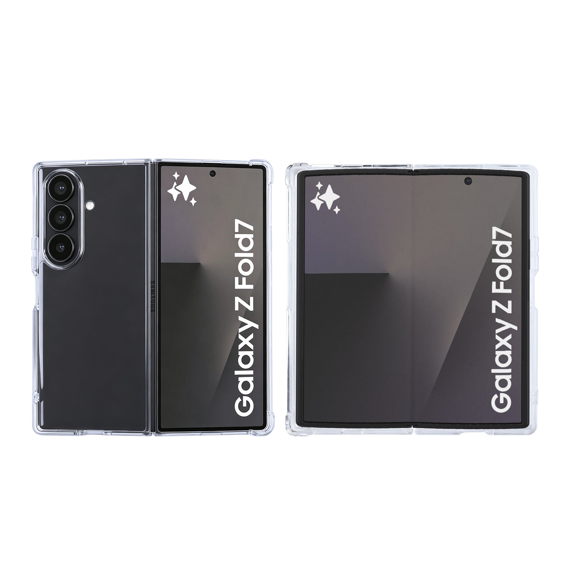 Rixus Anti-Burst Hülle für Samsung Galaxy Z Fold 7 Transparent – Bild 3