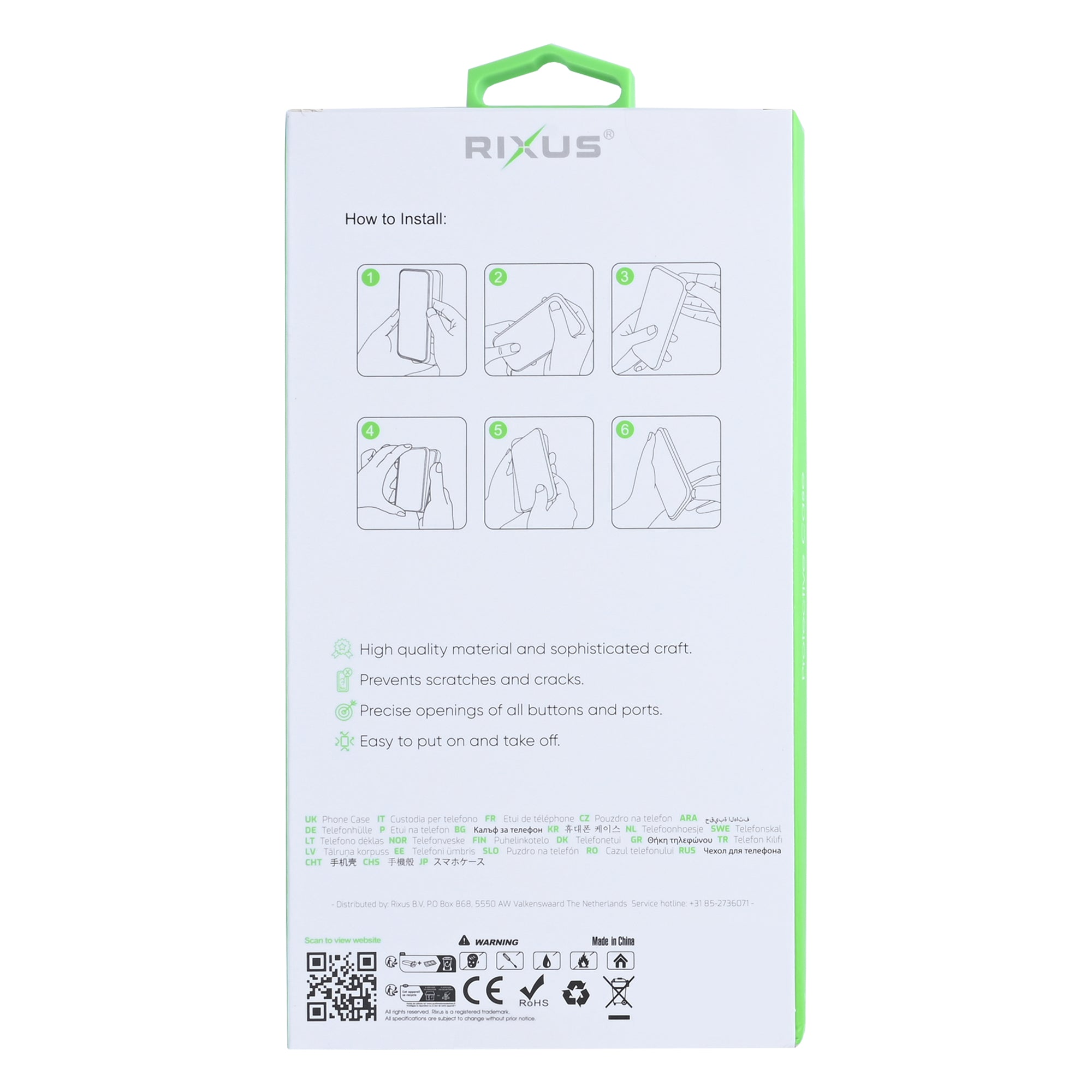 Rixus Anti-Burst Hülle für Samsung Galaxy Z Fold 7 Transparent – Bild 5