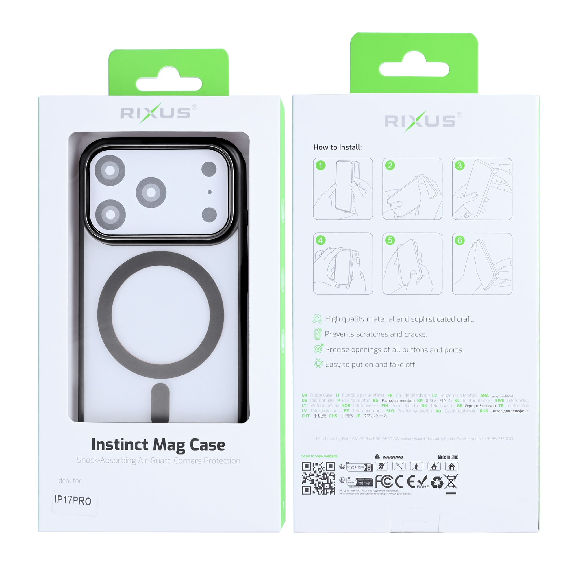 Rixus Instinct Mag Hülle für iPhone 15 16 17 Modell & Farbe – Bild 98