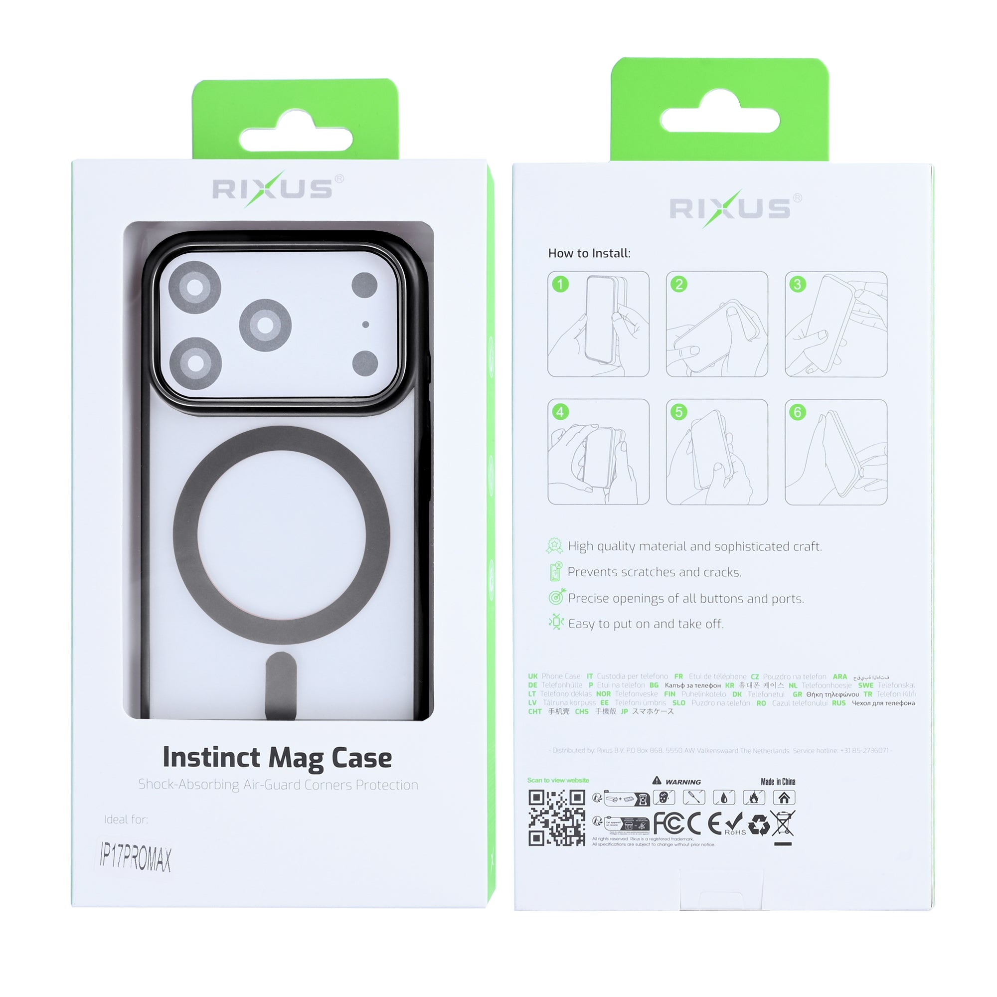 Rixus Instinct Mag Hülle für iPhone 15 16 17 Modell & Farbe – Bild 92