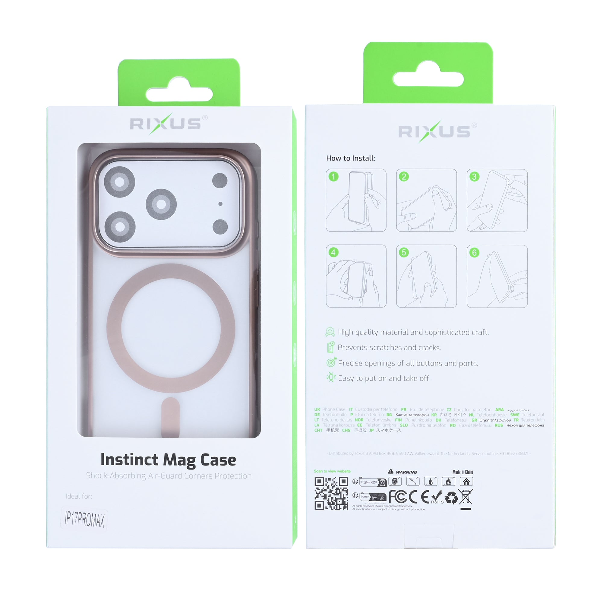 Rixus Instinct Mag Hülle für iPhone 15 16 17 Modell & Farbe – Bild 68