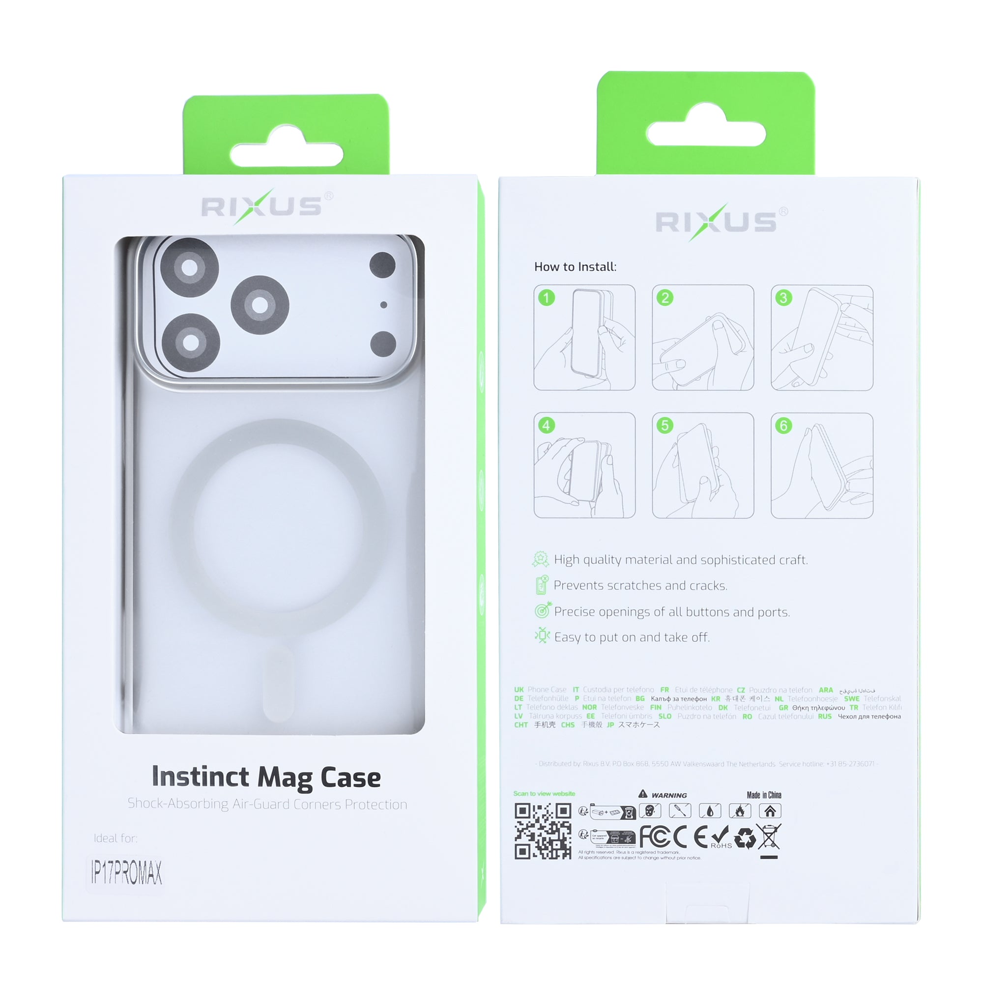 Rixus Instinct Mag Hülle für iPhone 15 16 17 Modell & Farbe – Bild 46