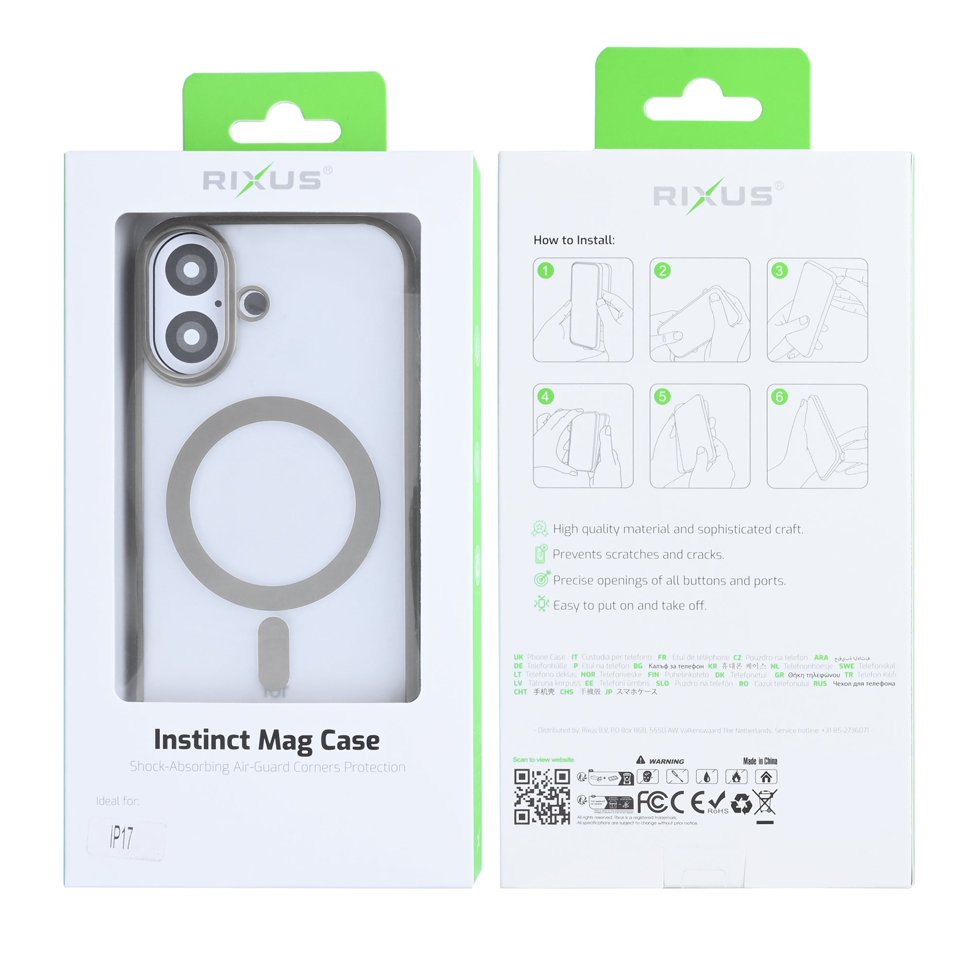 Rixus Instinct Mag Hülle für iPhone 15 16 17 Modell & Farbe – Bild 35