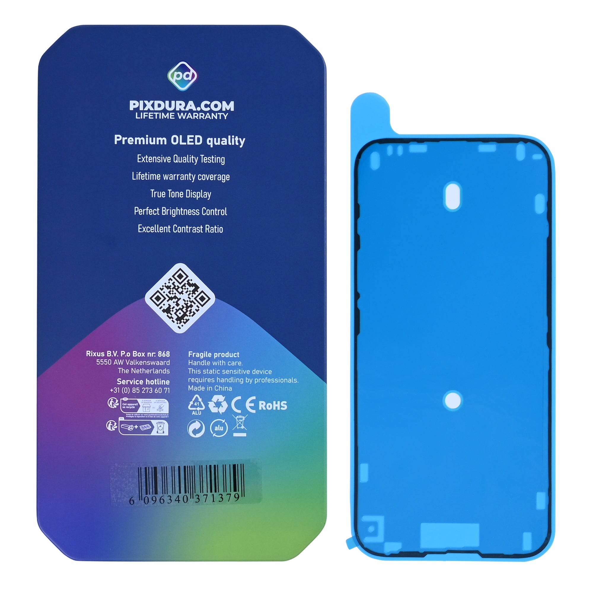 PIXDURA Display für iPhone 16 Plus Soft OLED Premium 60Hz Touchscreen – Bild 7