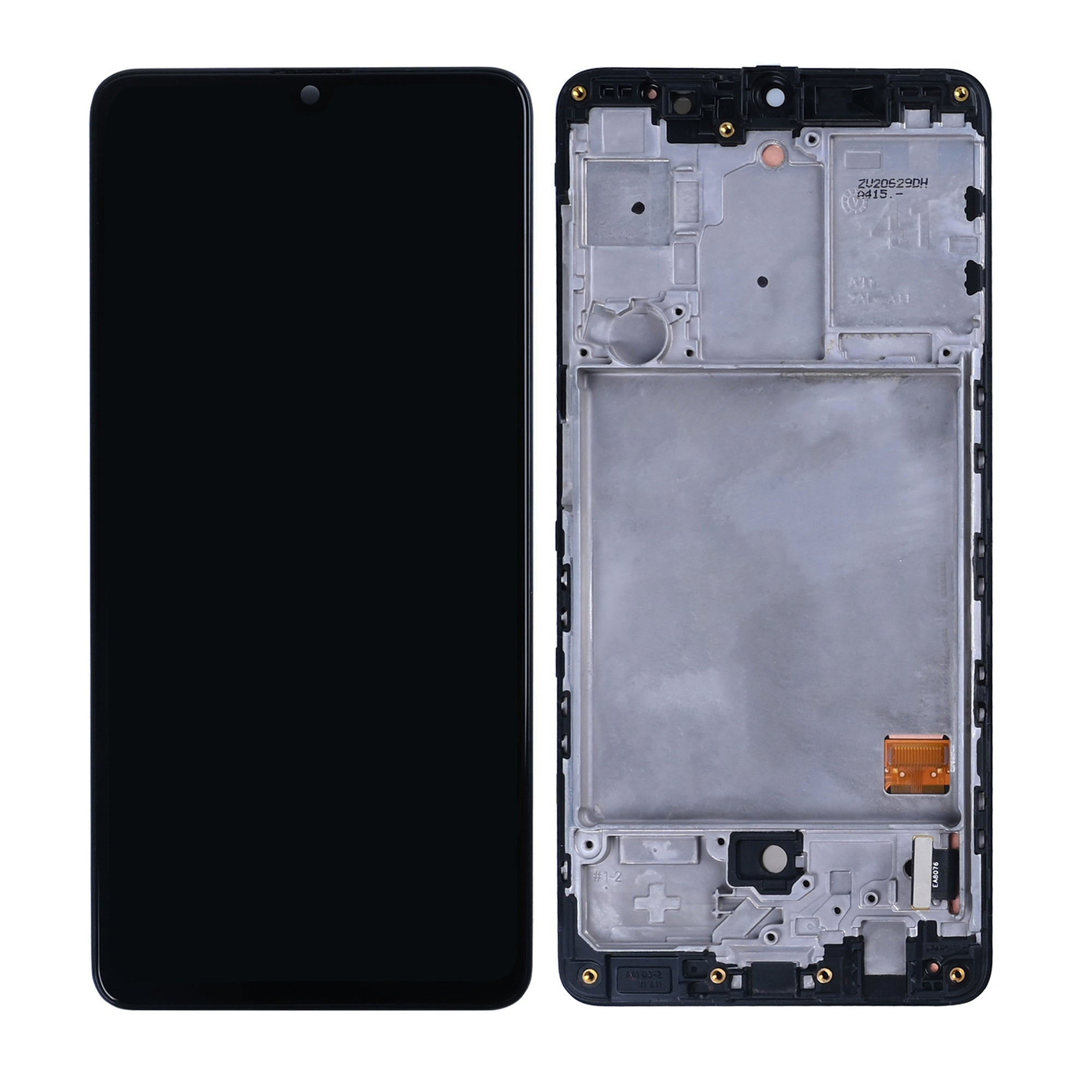 Samsung Galaxy A41 A415F Display und Touchscreen-Digitizer mit Rahmen Prism Crush Black aufbereitet – Bild 3