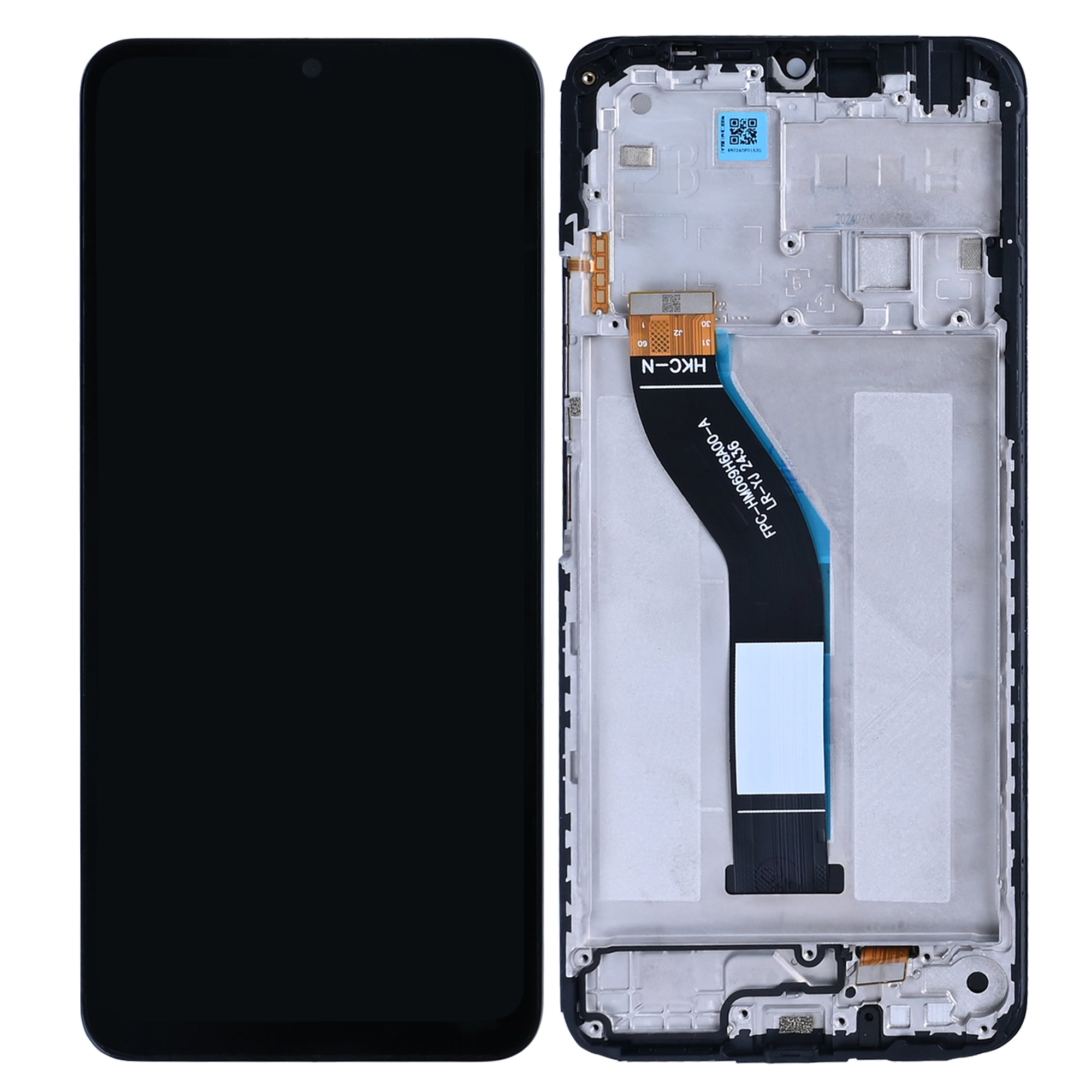 OEM Display für Xiaomi Redmi 14C 5G mit Rahmen Schwarz – Bild 4