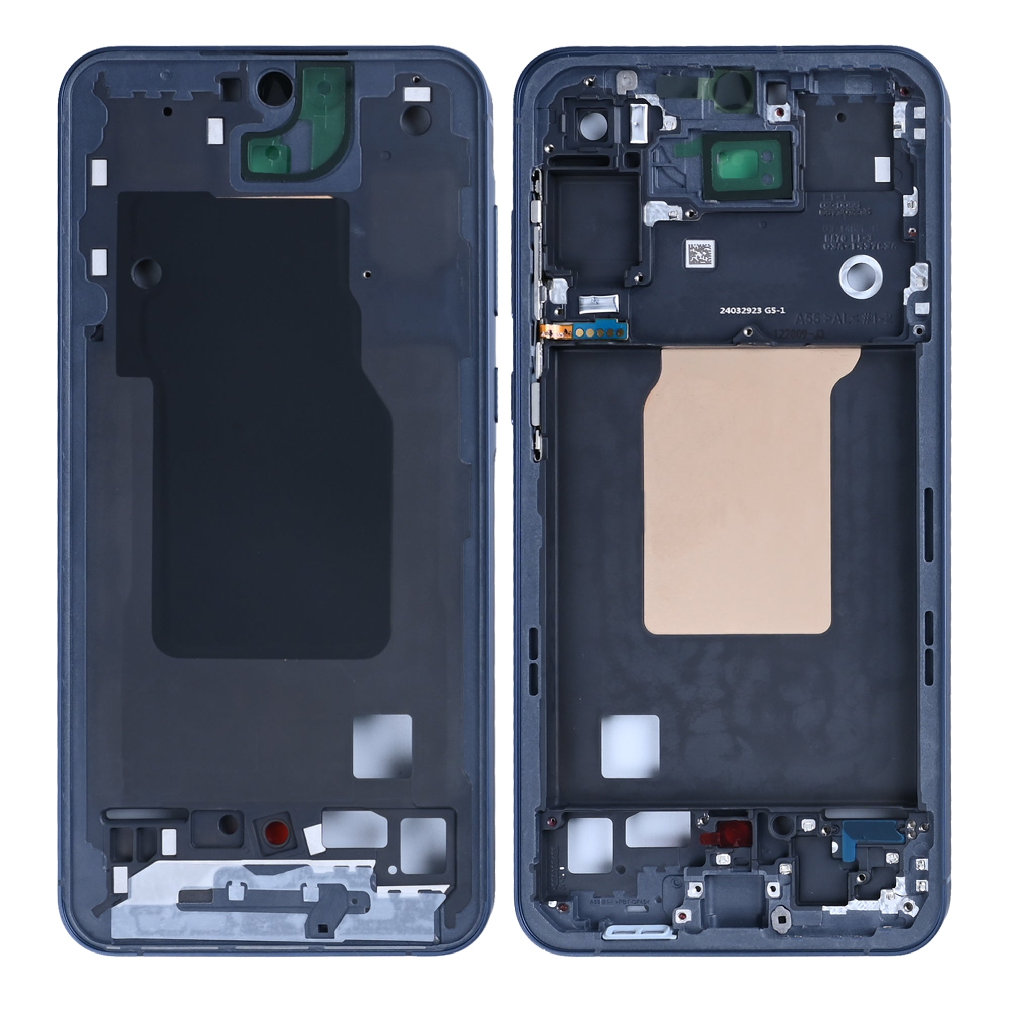 Samsung Galaxy A55 5G A556B Middle Rahmen Iceblue OEM – Bild 3
