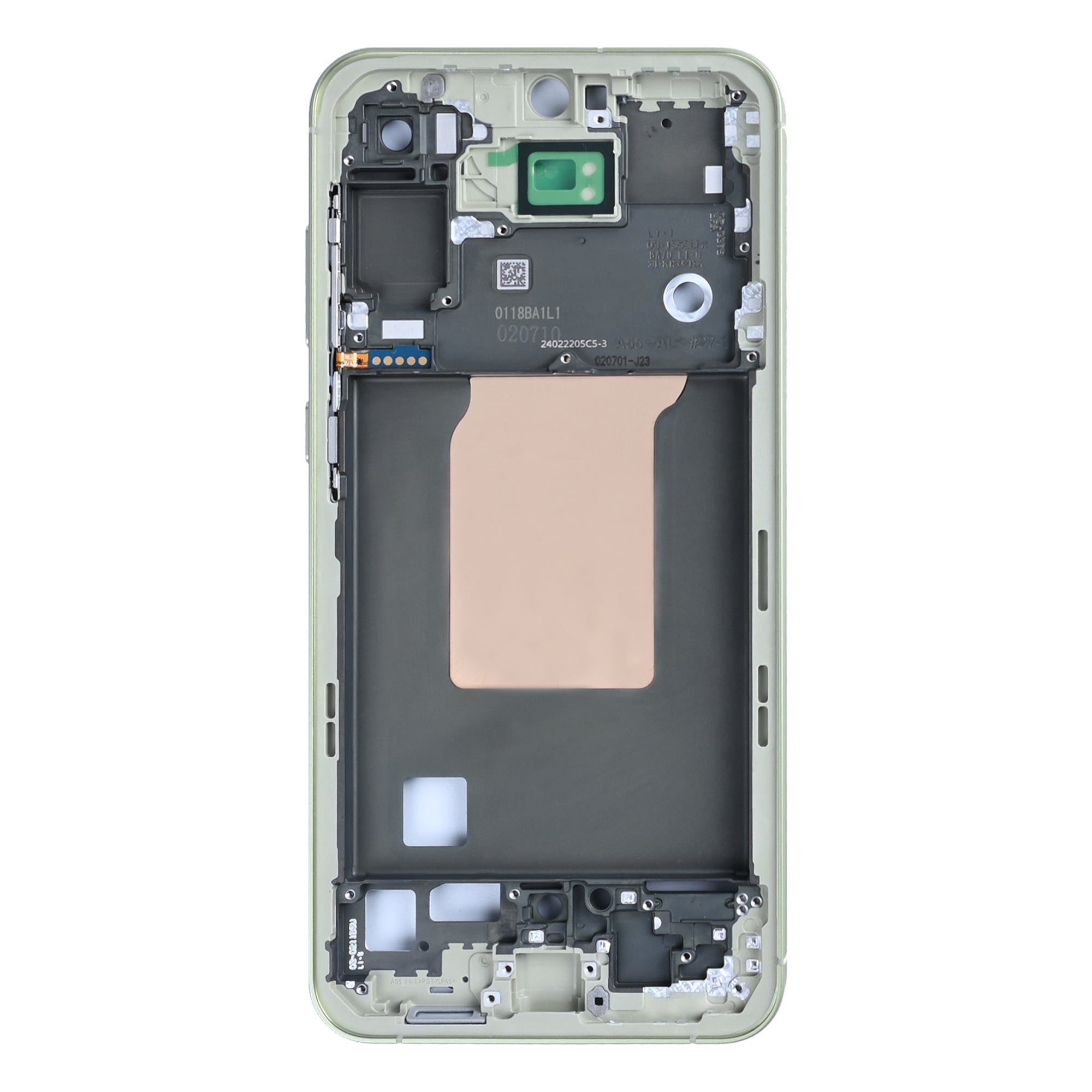 Samsung Galaxy A55 5G A556B Middle Rahmen Lemon Yellow OEM – Bild 2