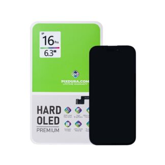 PIXDURA für Apple iPhone 16 Pro Display und Touchscreen-Digitizer Hard-OLED Premium (IC Removable) (60Hz)