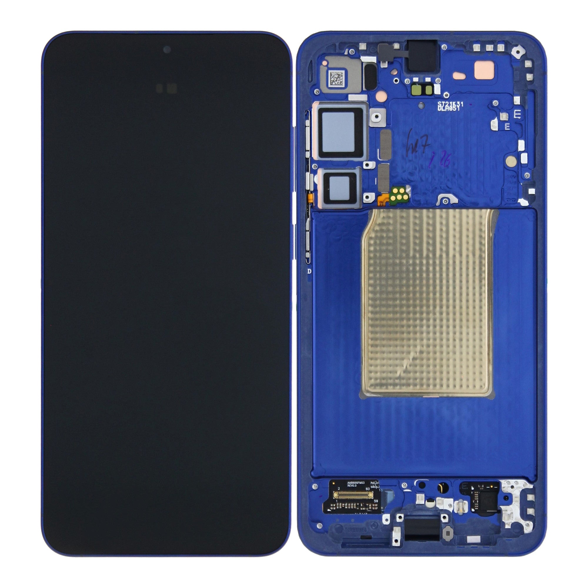 Samsung Original Service Pack Display Galaxy S25 Plus S936B mit Rahmen Navy – Bild 4