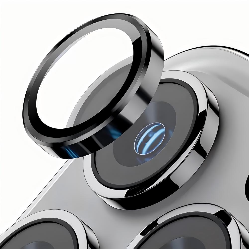 Rixus Metal Shield Kamera Panzerglas für Apple iPhone 17 Air Black – Bild 5