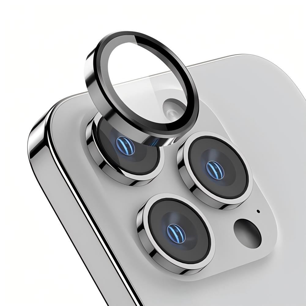 Rixus Metal Shield Kamera Panzerglas für Apple iPhone 17 Air Gold – Bild 3